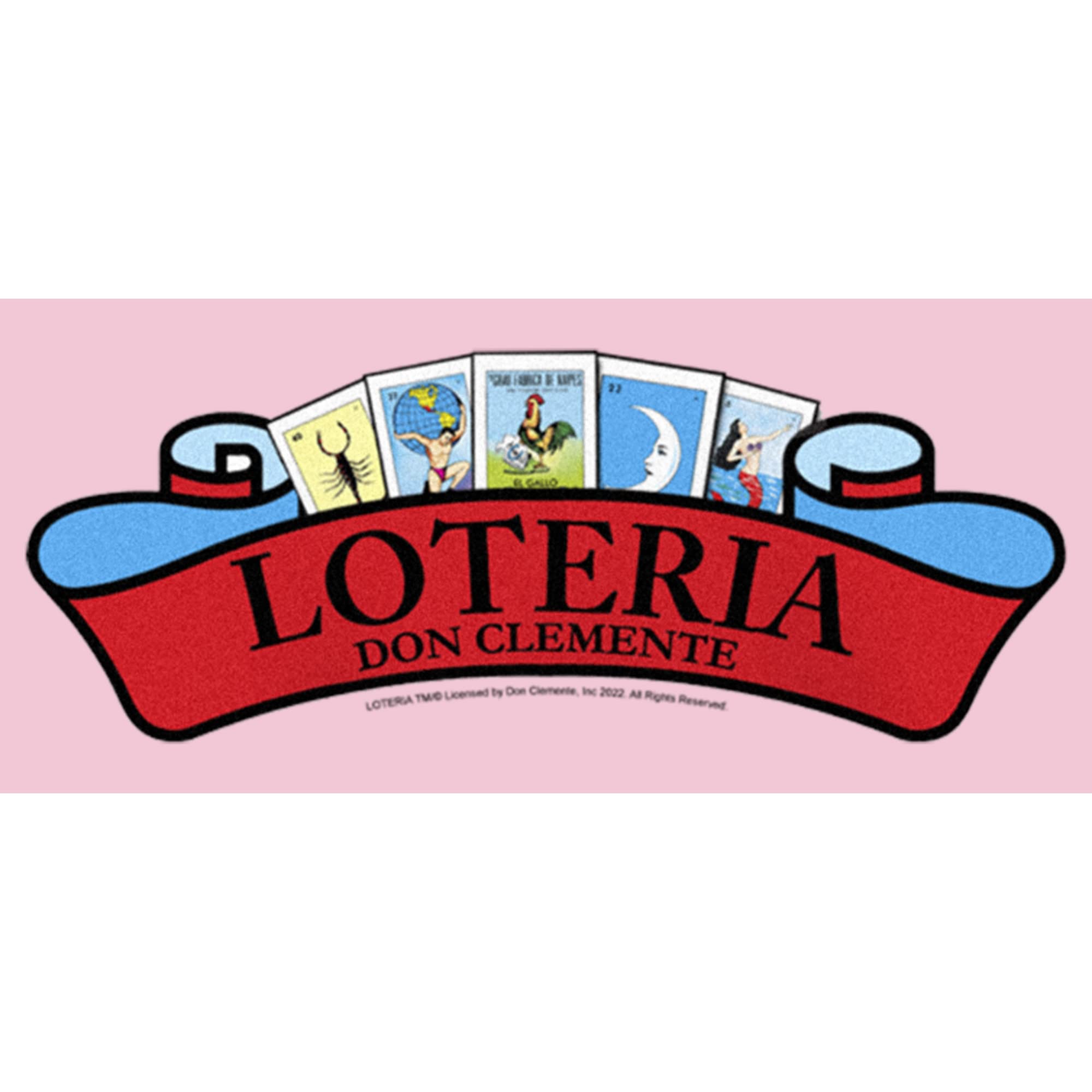 Loteria Logo Girls Short Sleeve Tee - Fun Casual Wear for Parties