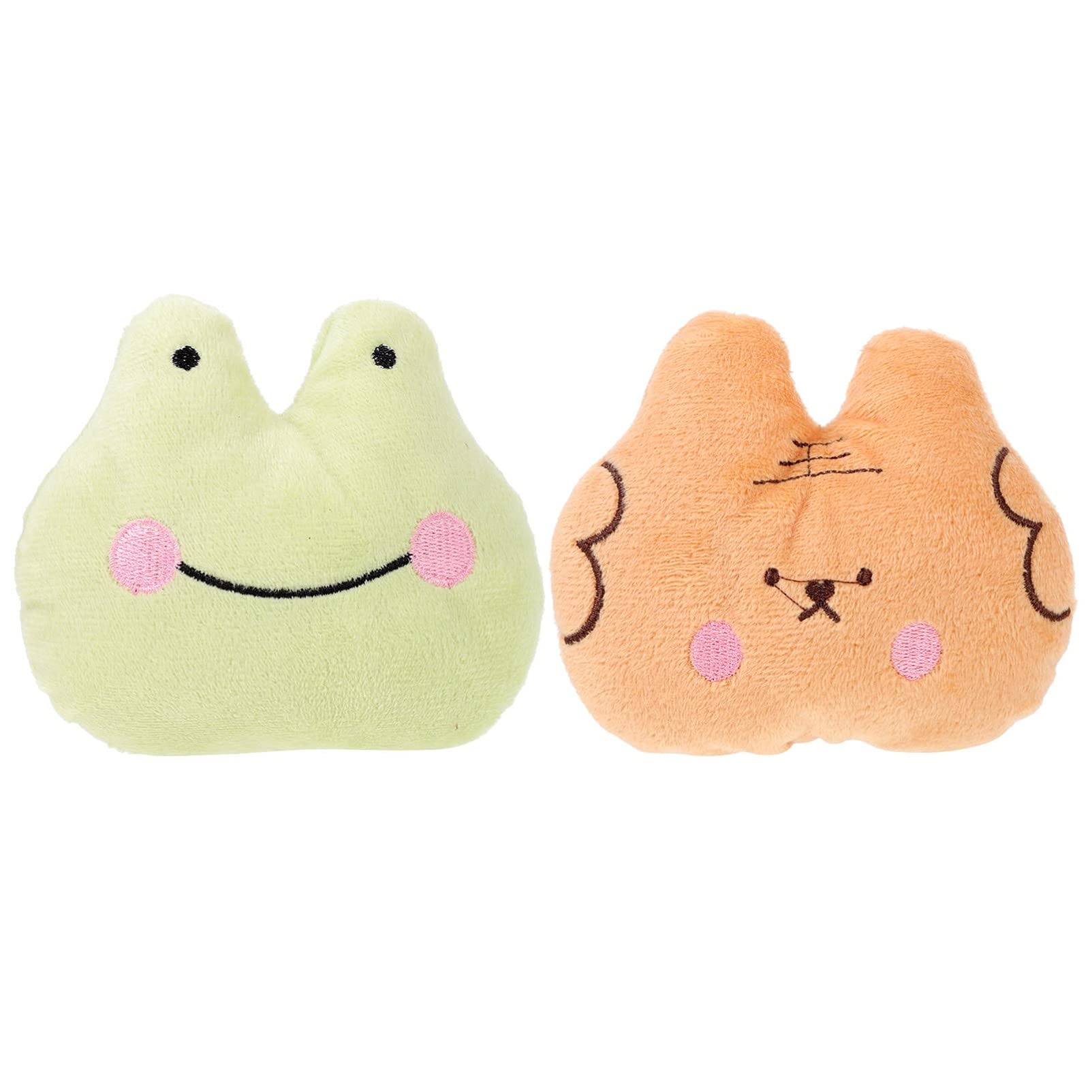 Balacoo 2-Pack Squeaky Rabbit Plush Dog Toys - Soft Chew Toys for Puppies, Kittens & Small Pets - Interactive Teething & Grinding Toy for Cats & Dogs - Perfect for Playtime, Training & Dental Care