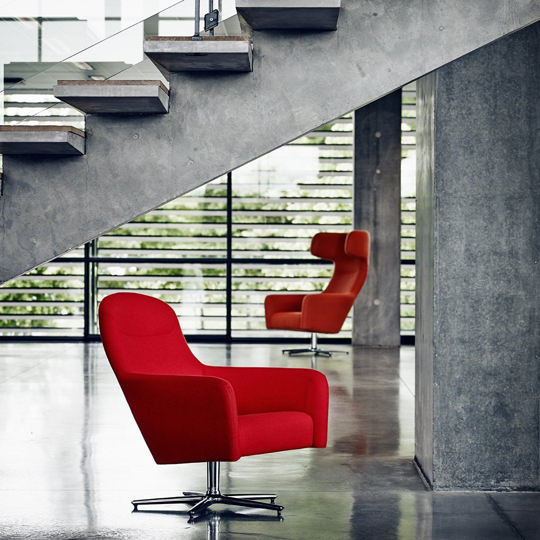Havana Low Swivel Chair - Modern Accent Chair for Living Room, Bedroom, or Office - 360-Degree Rotation for Comfortable Seating