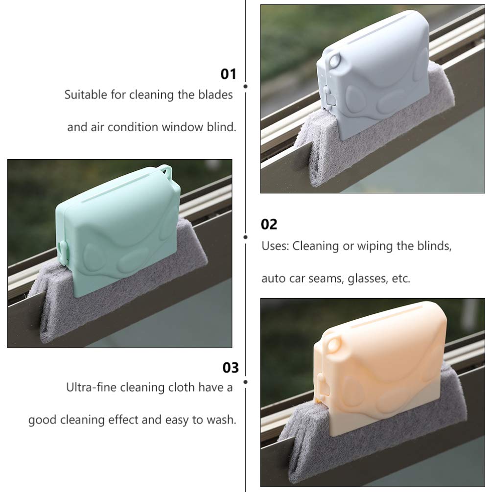 Cabilock 3pcs Window Track Cleaner Kit - for AC, Kitchen & Car Cleaning