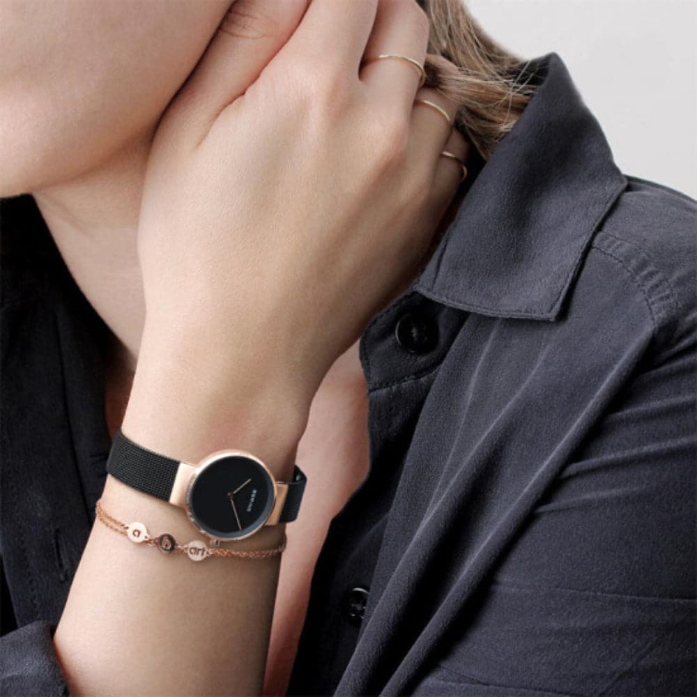 BERING 14526 166 Women's Watch - Elegant Stainless Steel Analog Watch with Date Window, Water Resistant for Daily Wear, Perfect for Office, Party & Casual Outfits