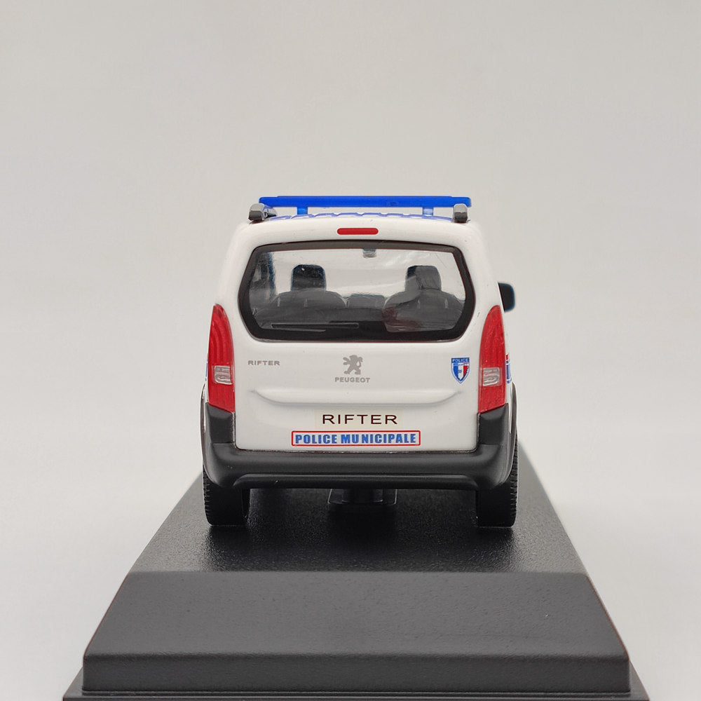 1/43 Scale Norev Peugeot Rifter 2019 Police Municipale Diecast Model Car - Highly Detailed Collectible Toy Gift for Car Enthusiasts | Perfect for Display, Collection, and Role Play Scenes