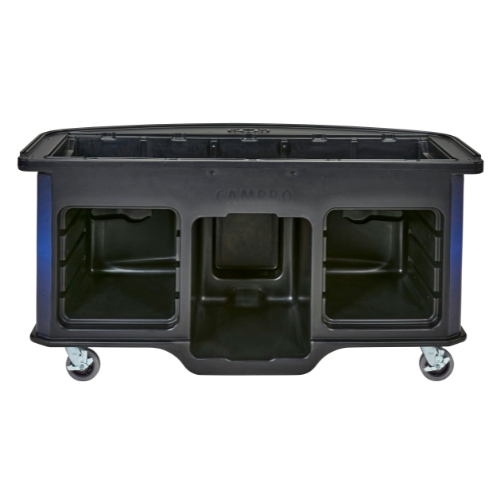 Cambro CVC75BW10 Vending Cart - 75W x 33.5D Blue Base Unit for Food Service, Concessions & Mobile Vending | Durable Commercial Utility Cart for Stadiums, Cafeterias & Outdoor Events