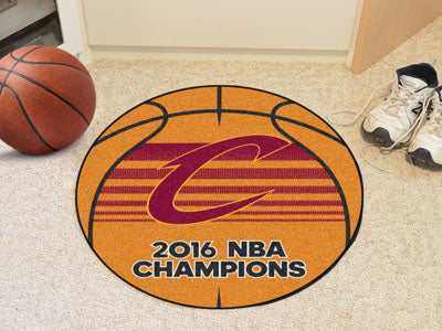 Cleveland Cavaliers NBA Champions Basketball Mat - Non-Slip Rubber Base for Home, Office & Gym - Perfect for Sports Fans & Decor