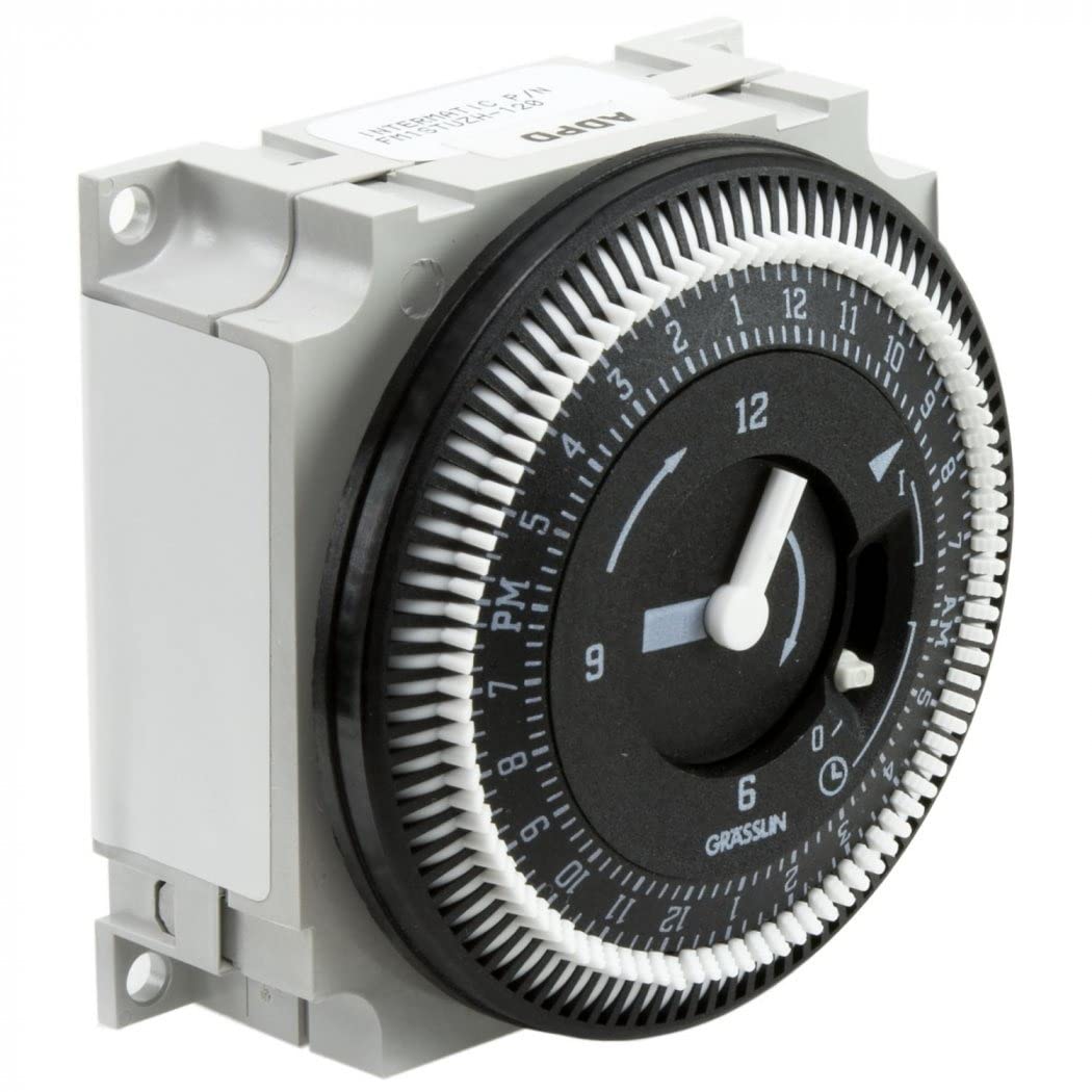 Grasslin 24-Hour Spa Timer with Manual Override - Compatible with Most Vita Spas (Model VIT460512) - Perfect for Hot Tub Maintenance & Pool Equipment Control
