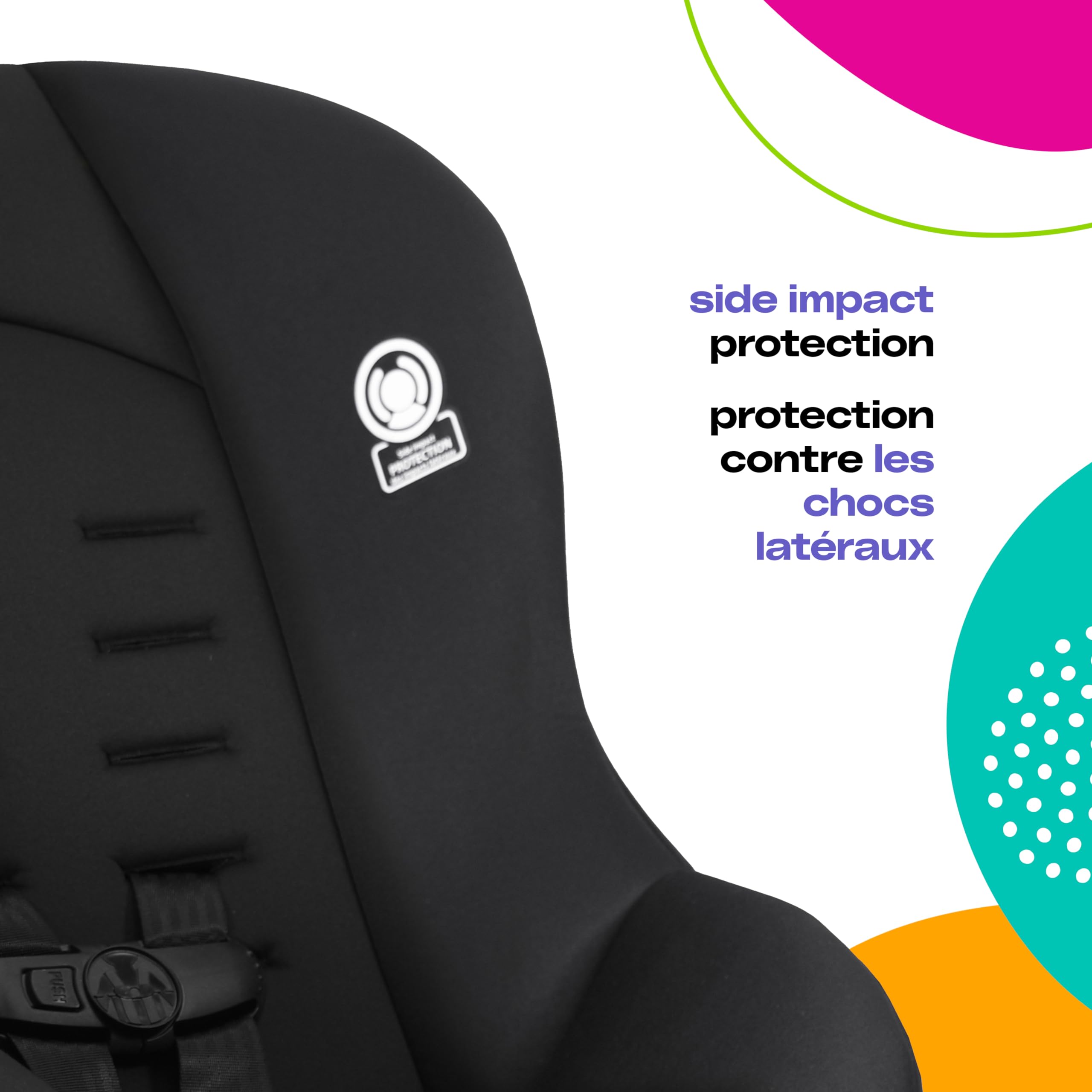 Cosco Scenera Next Convertible Car Seat – Lightweight & Safe for Toddlers 5-40 lbs | Easy Installation for Travel & Everyday Use