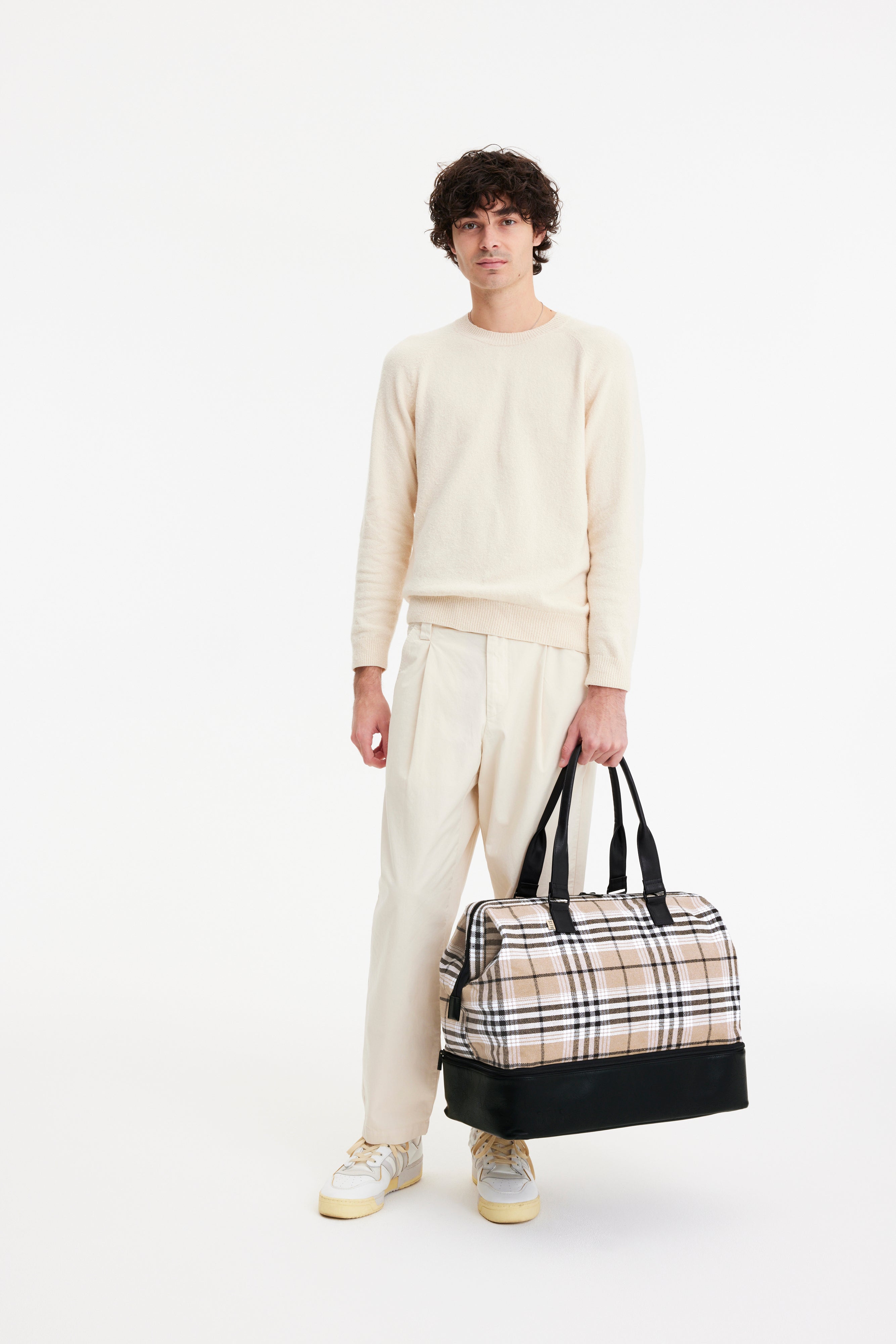 The Weekender Duffle Bag in Classic Plaid - Perfect for Travel, Gym & Weekend Getaways | Durable & Stylish Carry-On Luggage