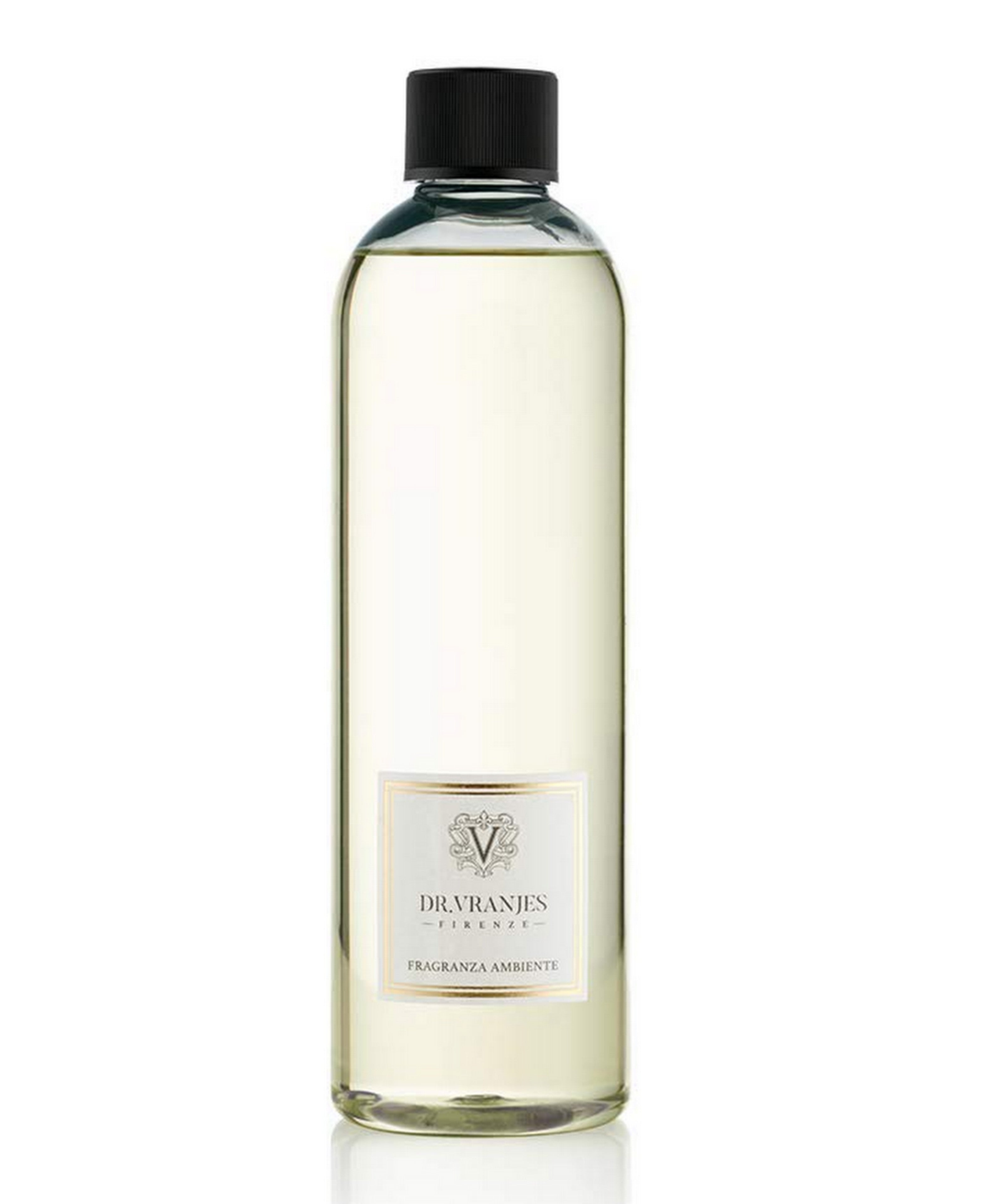 Dr. Vranjes Crystal Room Diffuser Refill 500ml - Ginger & Lime Scented Essential Oil for Home, Office & Spa | Aromatherapy Air Freshener for Relaxation & Stress Relief