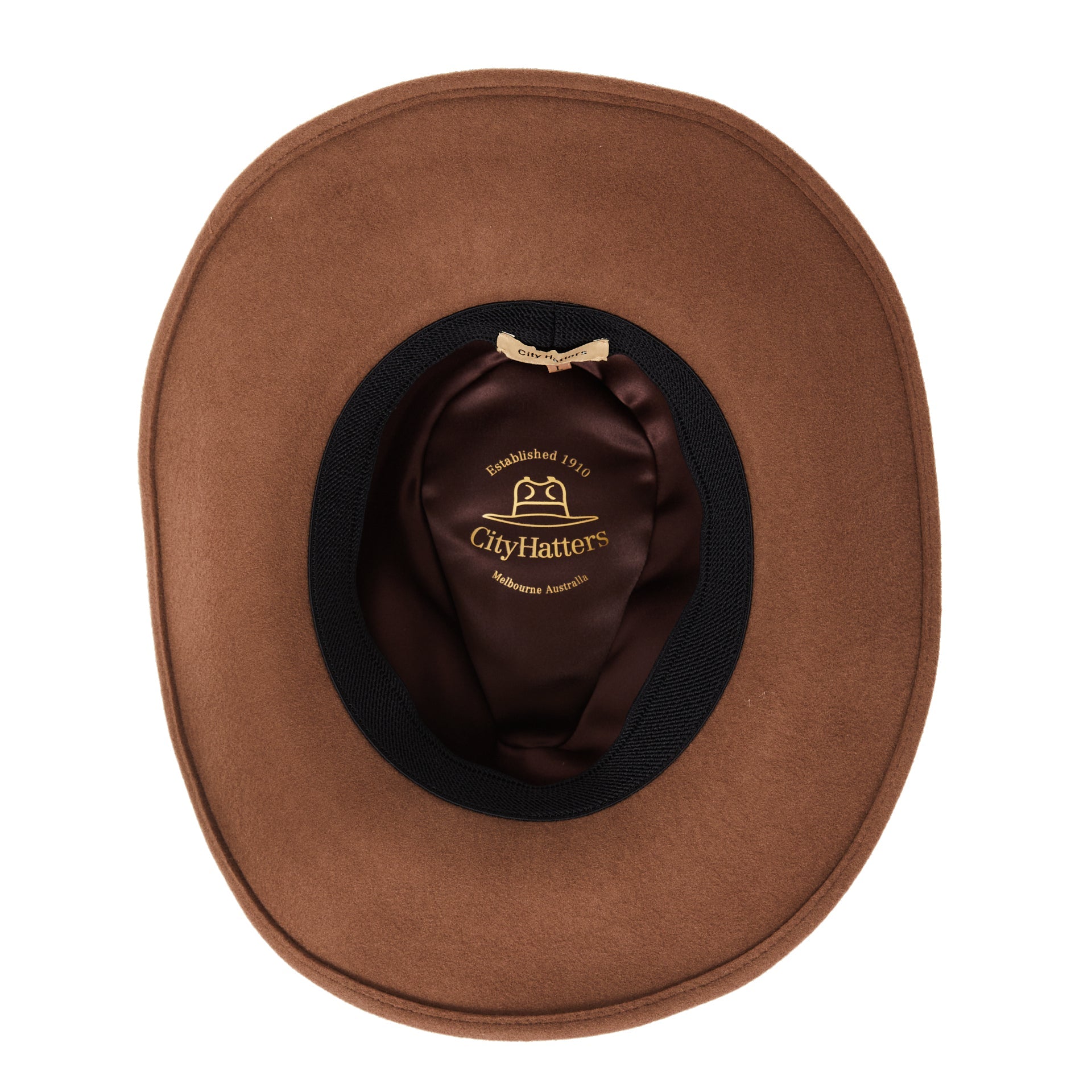 CITY HATTERS Drover Hat - Western Style Cowboy Hat for Men & Women - Durable Felt Outback Hat for Ranch, Rodeo, and Outdoor Adventures