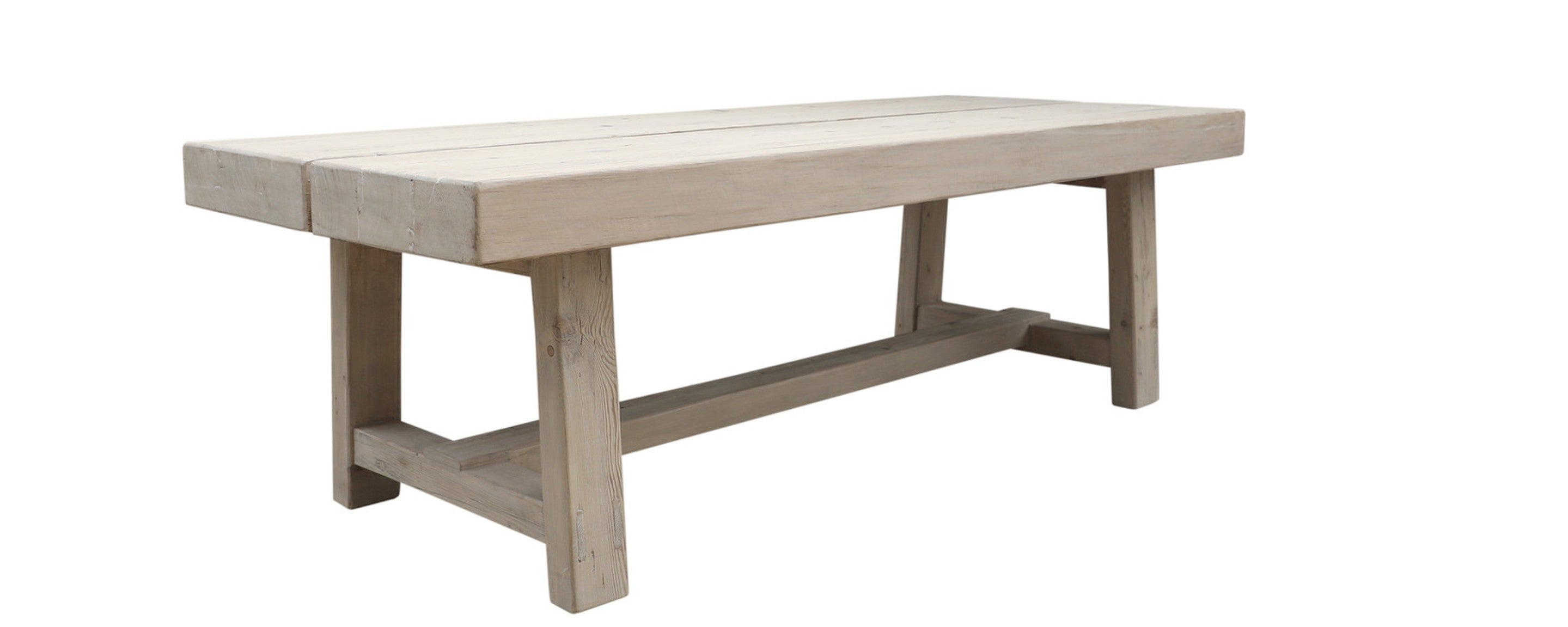 Big Sur Dining Table - Solid Wood Farmhouse Table for Kitchen & Dining Room - Perfect for Family Gatherings & Entertaining Guests