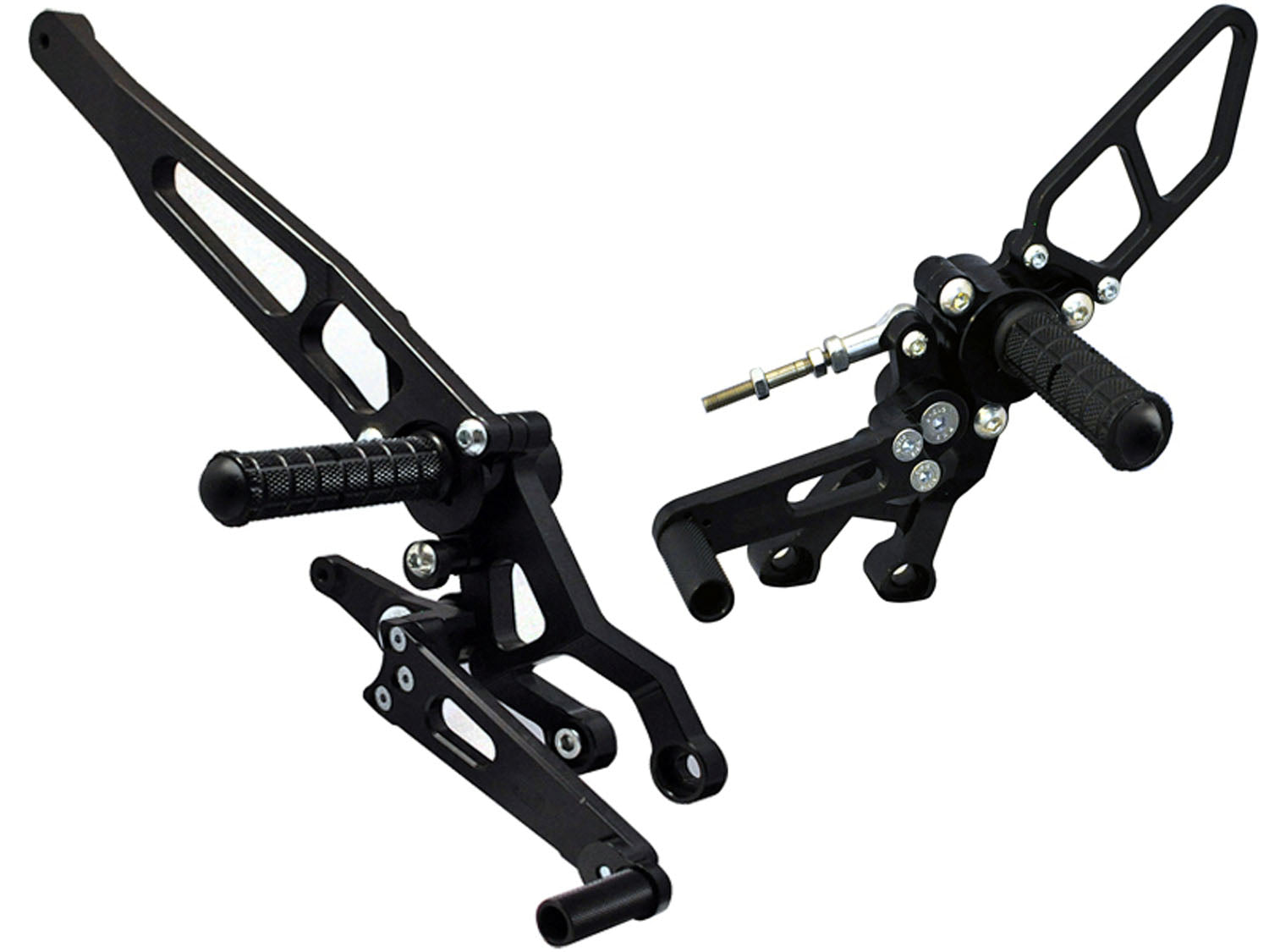 Ducati 821 Hypermotard Complete Rearset - High-Performance Motorcycle Footpegs & Gear Shifter for Ducati Hypermotard 821 (2005-2016) - Perfect for Racing, Track Days & Street Riding