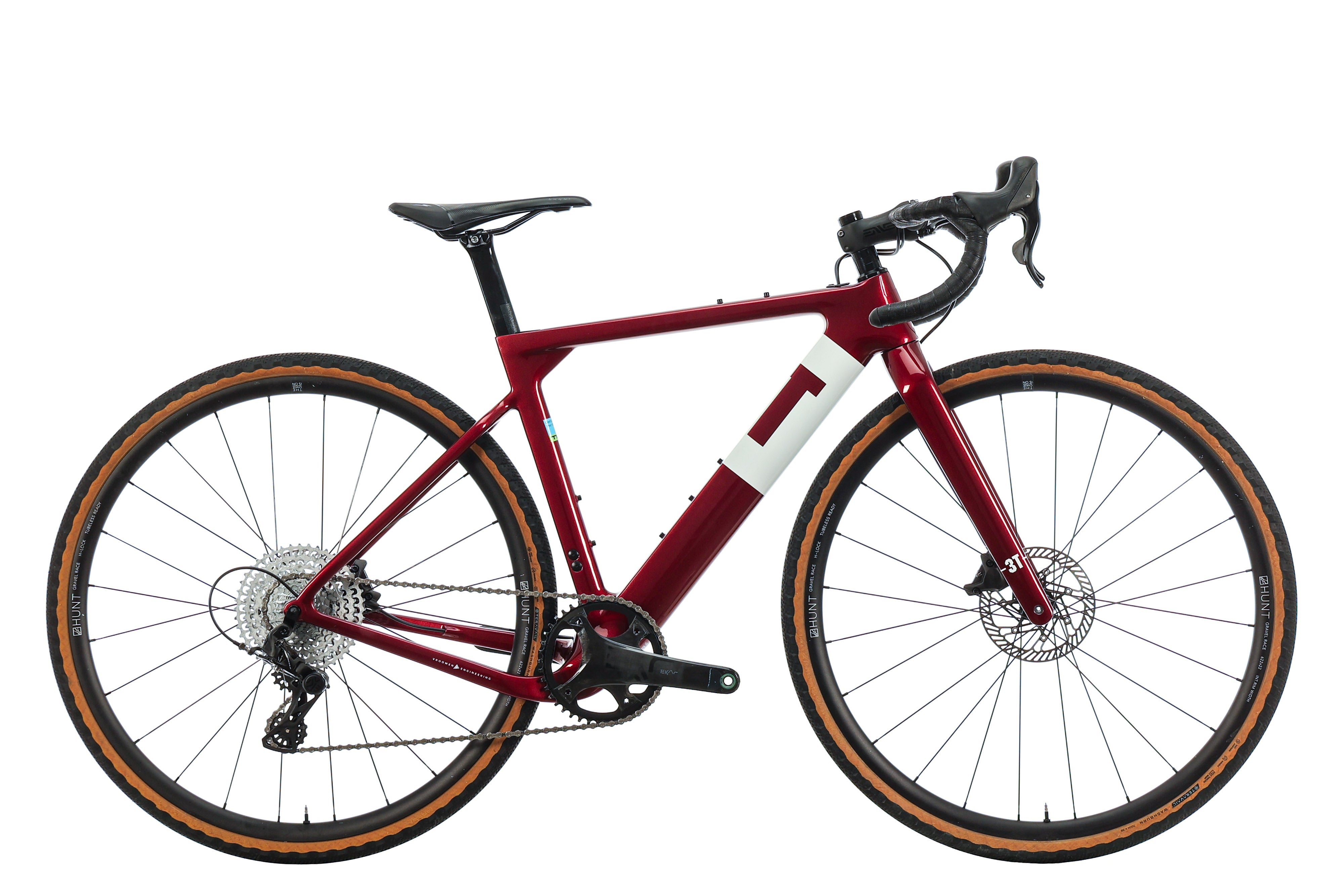 2022 3T Exploro PRO Ekar Gravel Bike - Small Size | Lightweight Carbon Frame, 1x13 Speed for Off-Road Adventures | Perfect for Gravel Racing, Bikepacking & All-Terrain Cycling