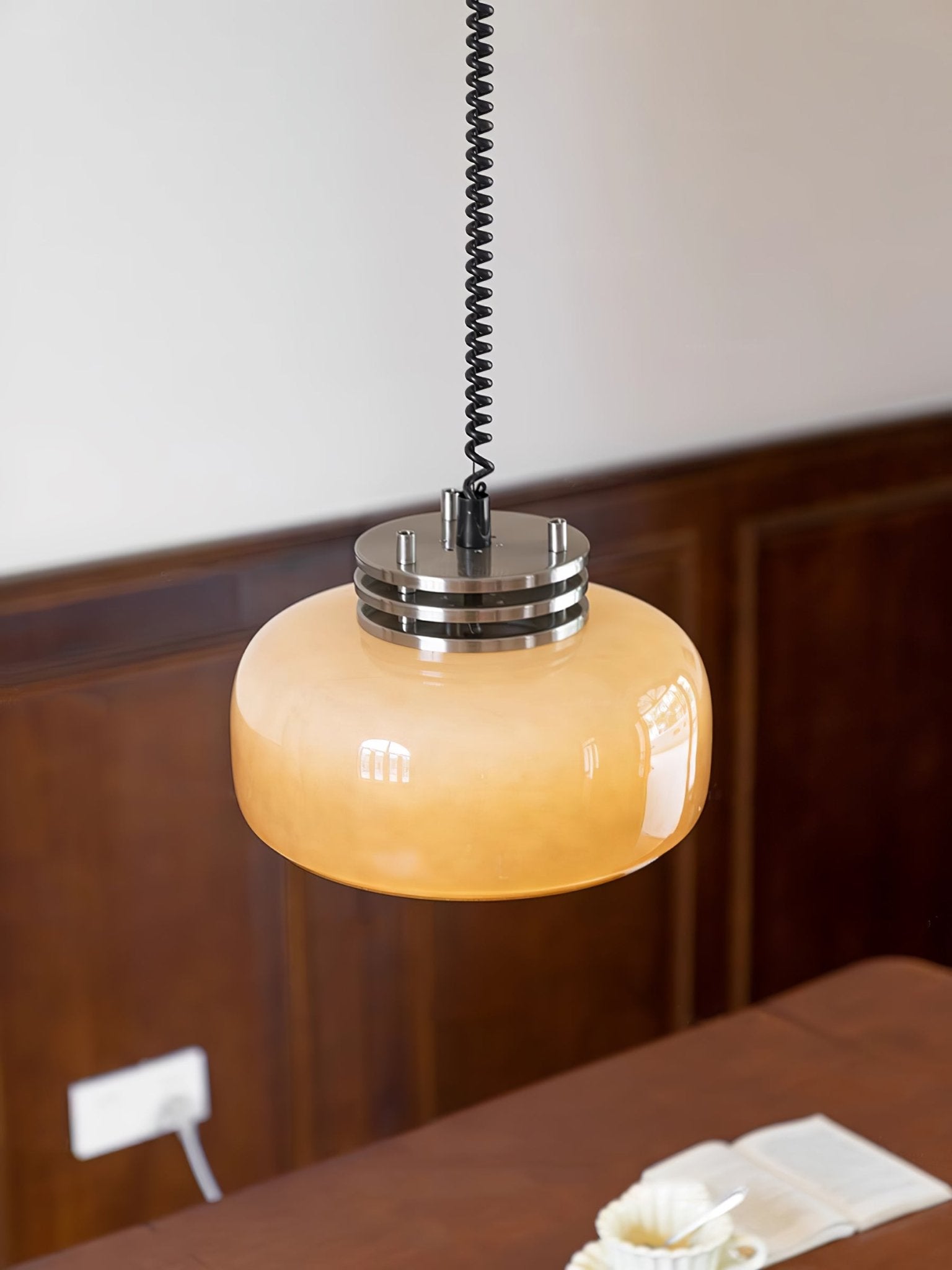 Ebb Pendant Lamp - Modern Hanging Light Fixture for Kitchen, Dining Room, and Bedroom | Dimmable LED Ceiling Light with Adjustable Height | Stylish Home Decor Lighting