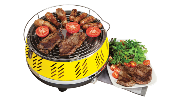 Charcoal Express Kool Grill - Portable Charcoal BBQ Grill for Outdoor Cooking, Camping, Picnics & Backyard Parties | Fast Heating, Even Heat Distribution, Durable Steel Construction