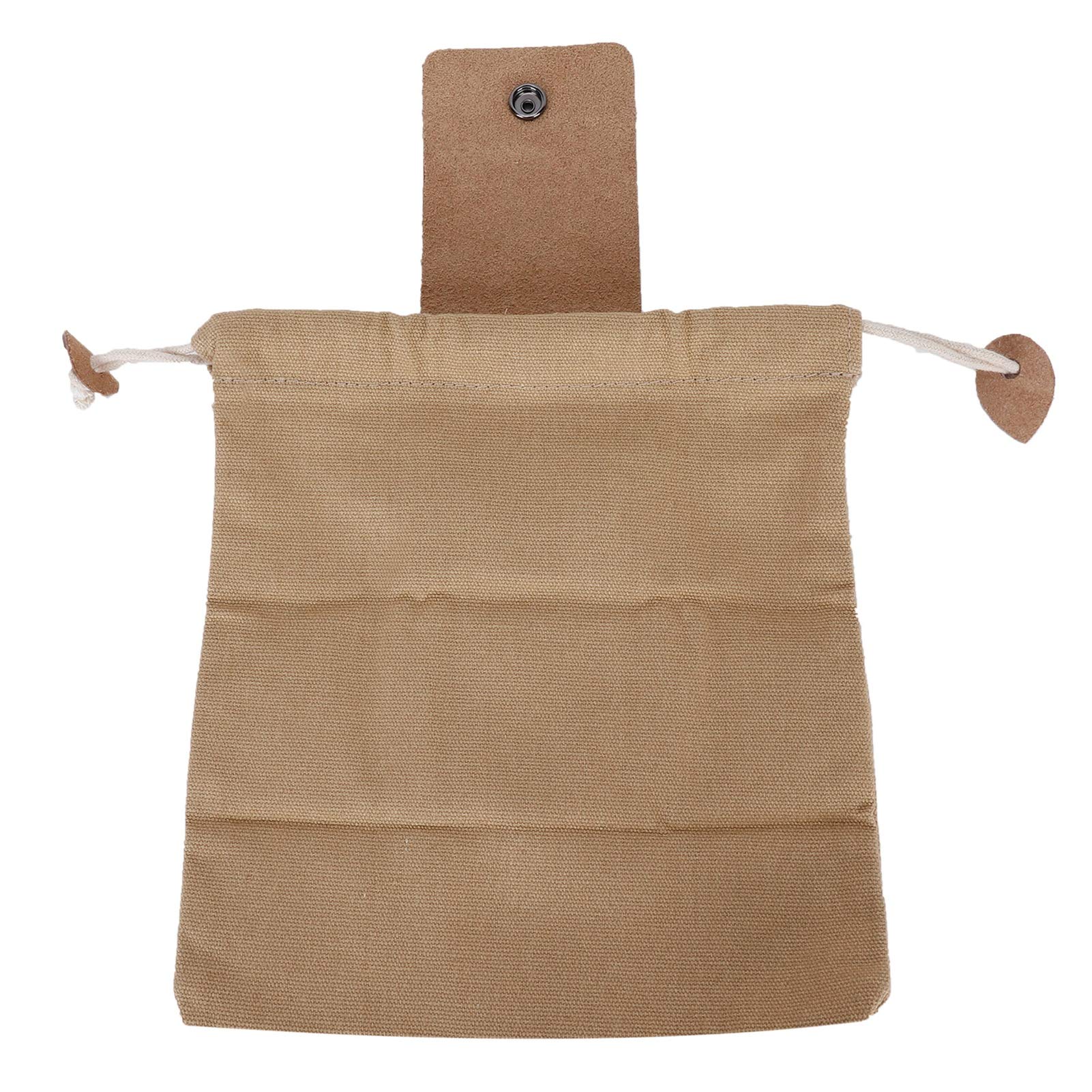 01 Fruit Picking Bag - Durable Canvas Harvest Pouch with Loop for Orchard, Garden & Farm (Khaki) | Perfect for Apple Picking, Berry Harvesting & Farm Work Accessories
