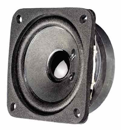 FRS 7 S In-Ceiling/Wall Mount Speakers - 120Hz-20kHz Frequency Response, 66.5x66.5x31mm Compact Size, Black with Grille - Perfect for Home Theater, Background Music & Office Audio Systems