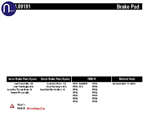 High-Performance Disc Brake Pads for Cars & Trucks - Durable & Quiet Braking - Perfect for Daily Commute, Off-Roading & Heavy-Duty Use