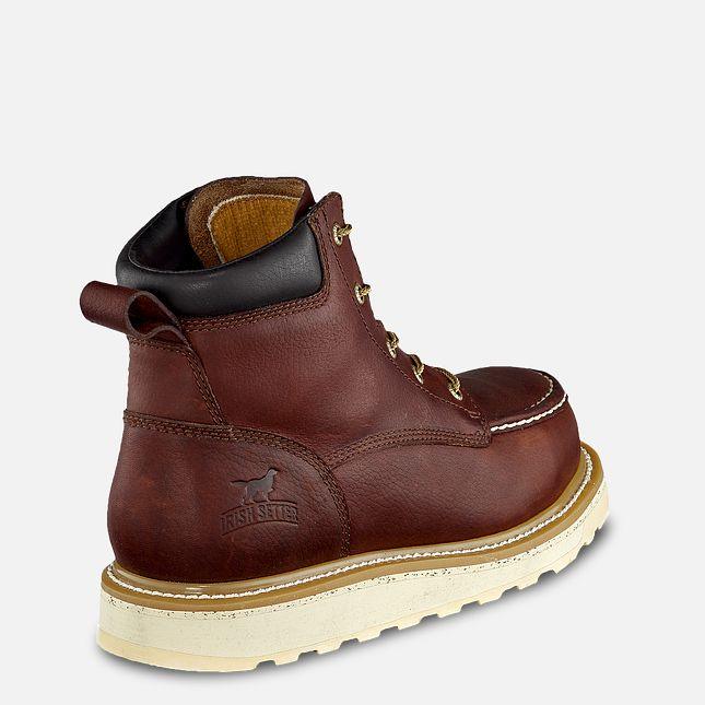 Ashby Soft Toe Leather Boots for Men - Comfortable & Durable Work Boots - Perfect for Construction, Hiking & Outdoor Activities
