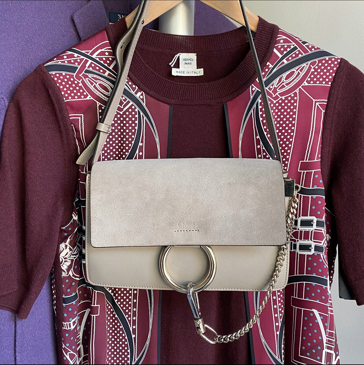 Chloe Faye Small Crossbody Bag in Light Taupe - Stylish Leather Shoulder Bag for Women | Perfect for Work, Travel & Everyday Use