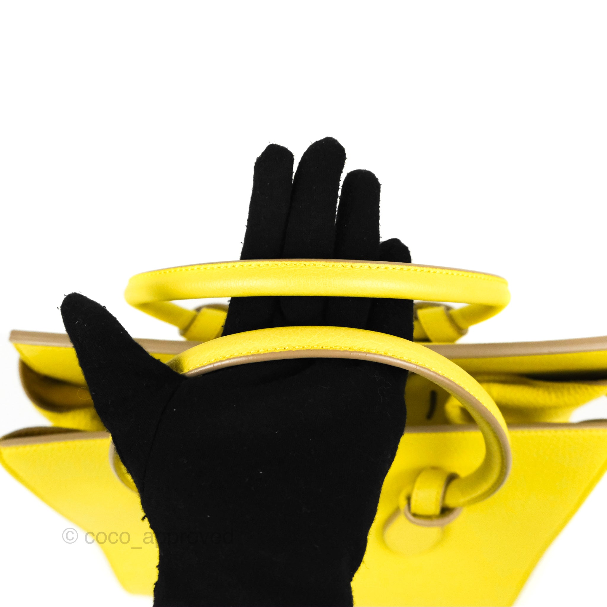 Celine Small Tie Knot Bag in Yellow Grained Leather - Elegant Crossbody Purse for Women | Perfect for Date Night, Parties & Special Occasions