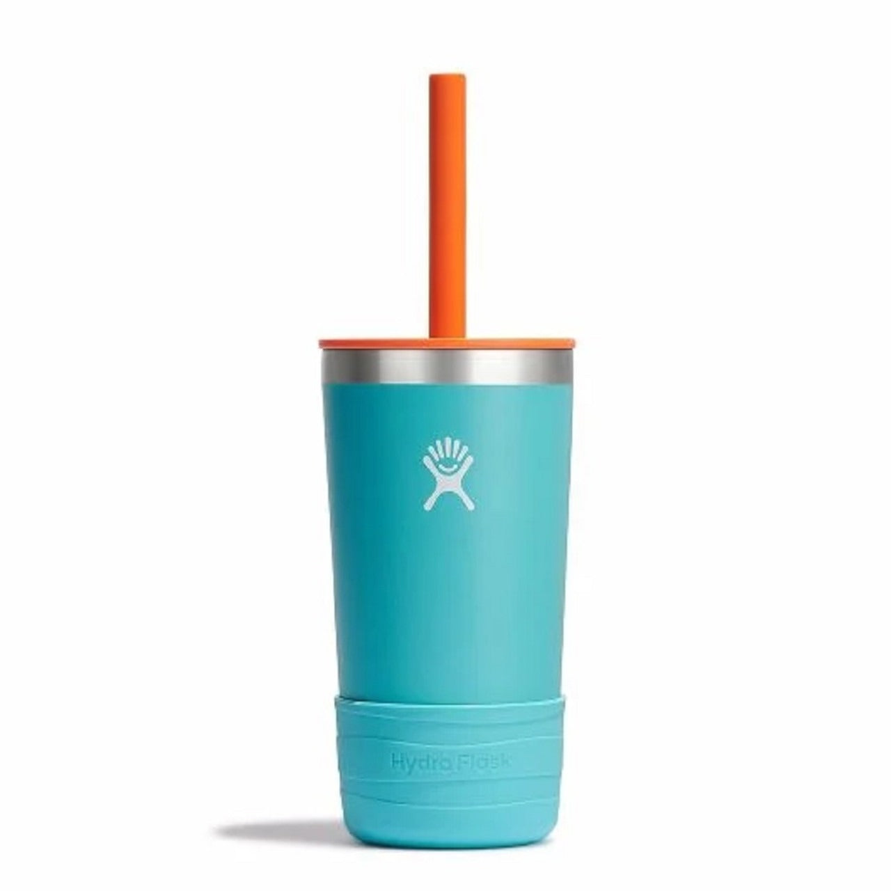 12 oz Kids Tumbler with Straw Lid & Non-Slip Boot - Leakproof Stainless Steel Water Bottle for School, Sports & Outdoor Activities
