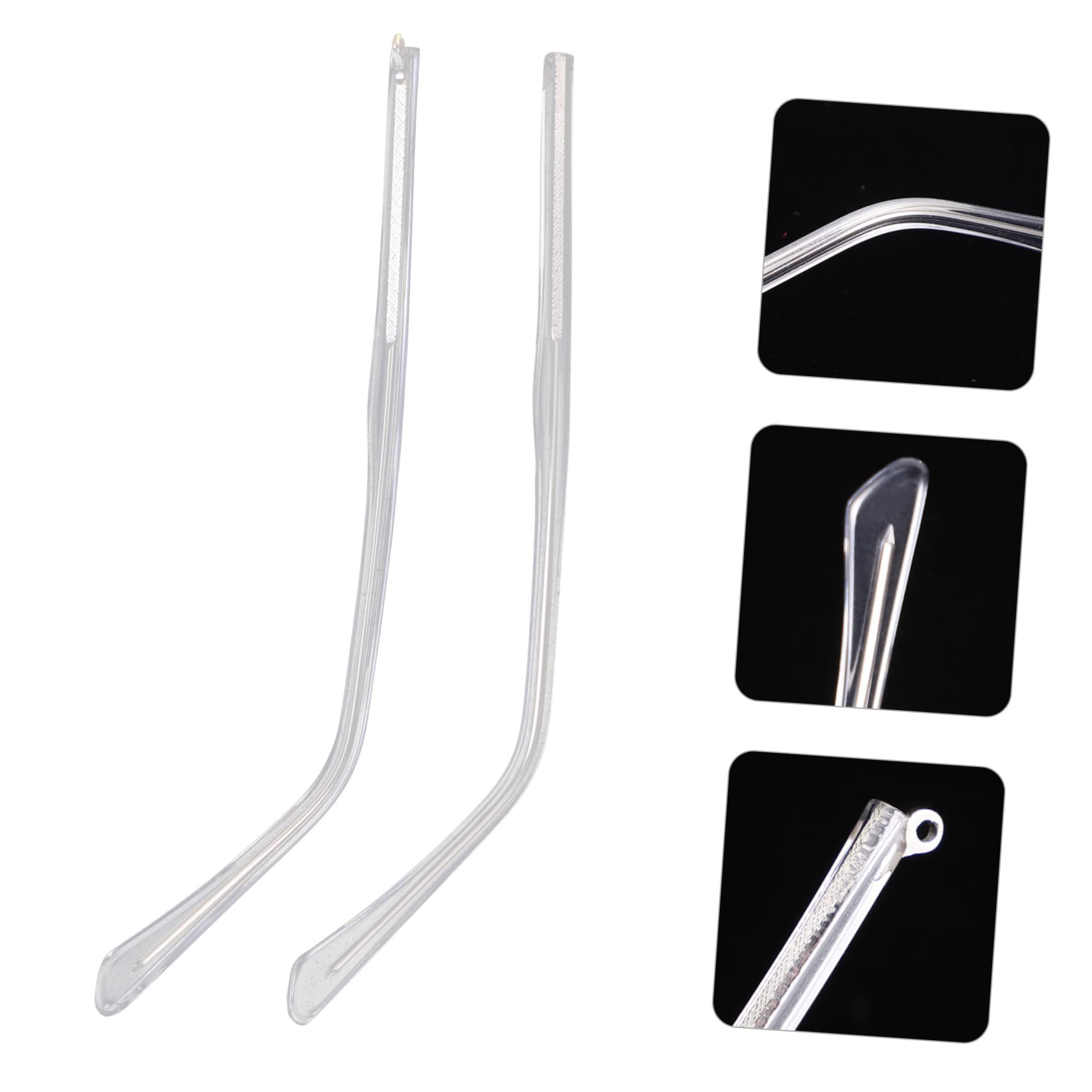 SOLUSTRE 3 Pairs Glasses Accessories Kit - Eyeglass Holder, Sunglasses Replacement Parts, Temple Hinge Buttons & Ear Clips - Perfect for Eyewear Repair & Organization at Home, Office or Travel