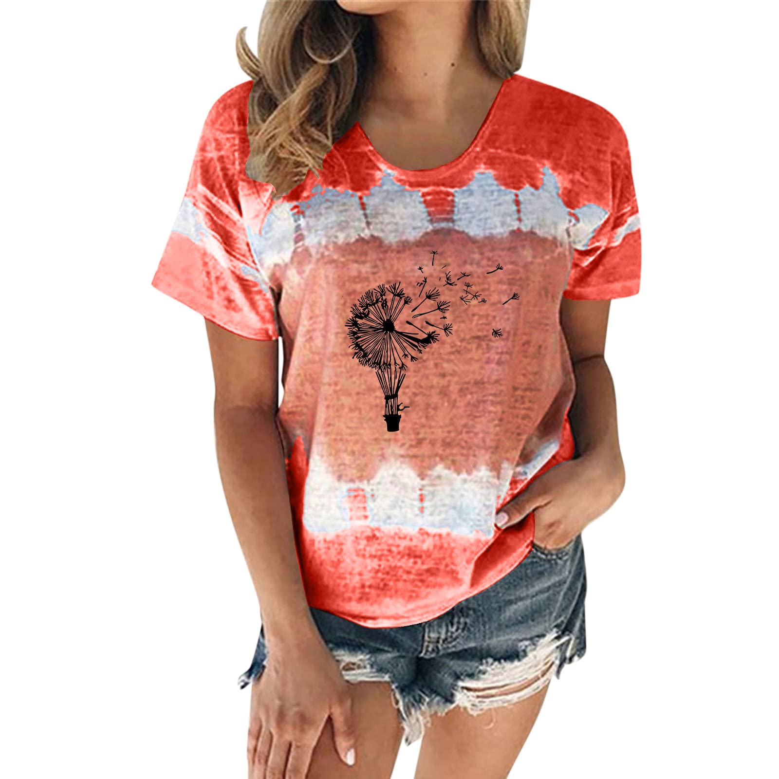 Women's Casual Crewneck Sweatshirts & Long Sleeve Tunic Tops - Comfortable Short Sleeve Shirts for Leggings | Perfect for Yoga, Workout & Everyday Wear