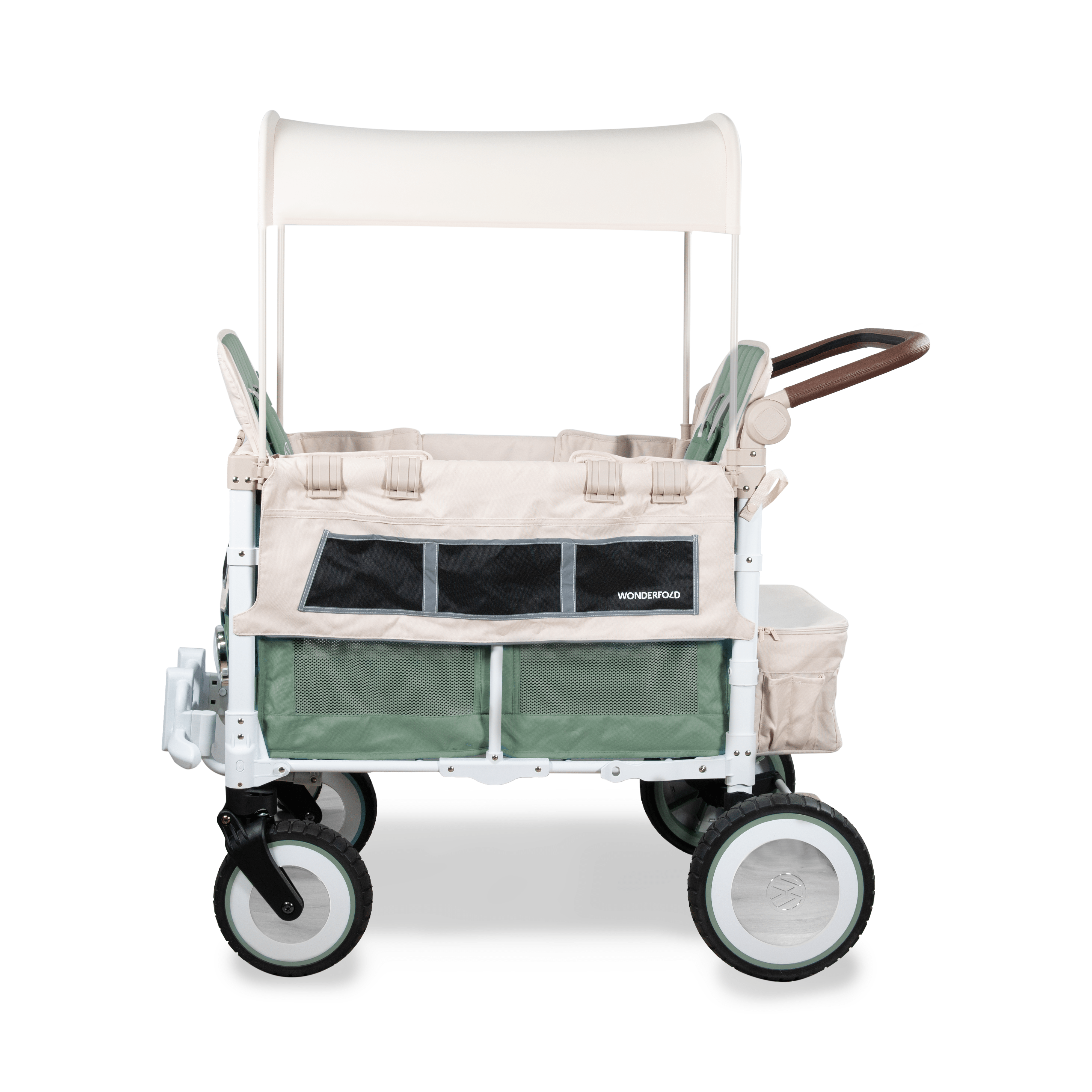 Wonderfold Wagon W2 - 2 Seater Foldable Stroller Wagon for Kids, Beach, Park & Outdoor Adventures | Perfect for Family Outings, Shopping & Travel