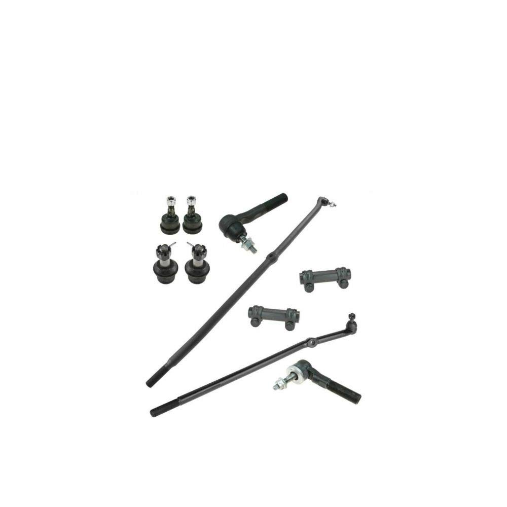 YOYODEER Front Suspension Set - Tie Rod Ends, Drag Link & Ball Joints for 4WD Trucks | Heavy-Duty Replacement Parts for Off-Roading & Towing
