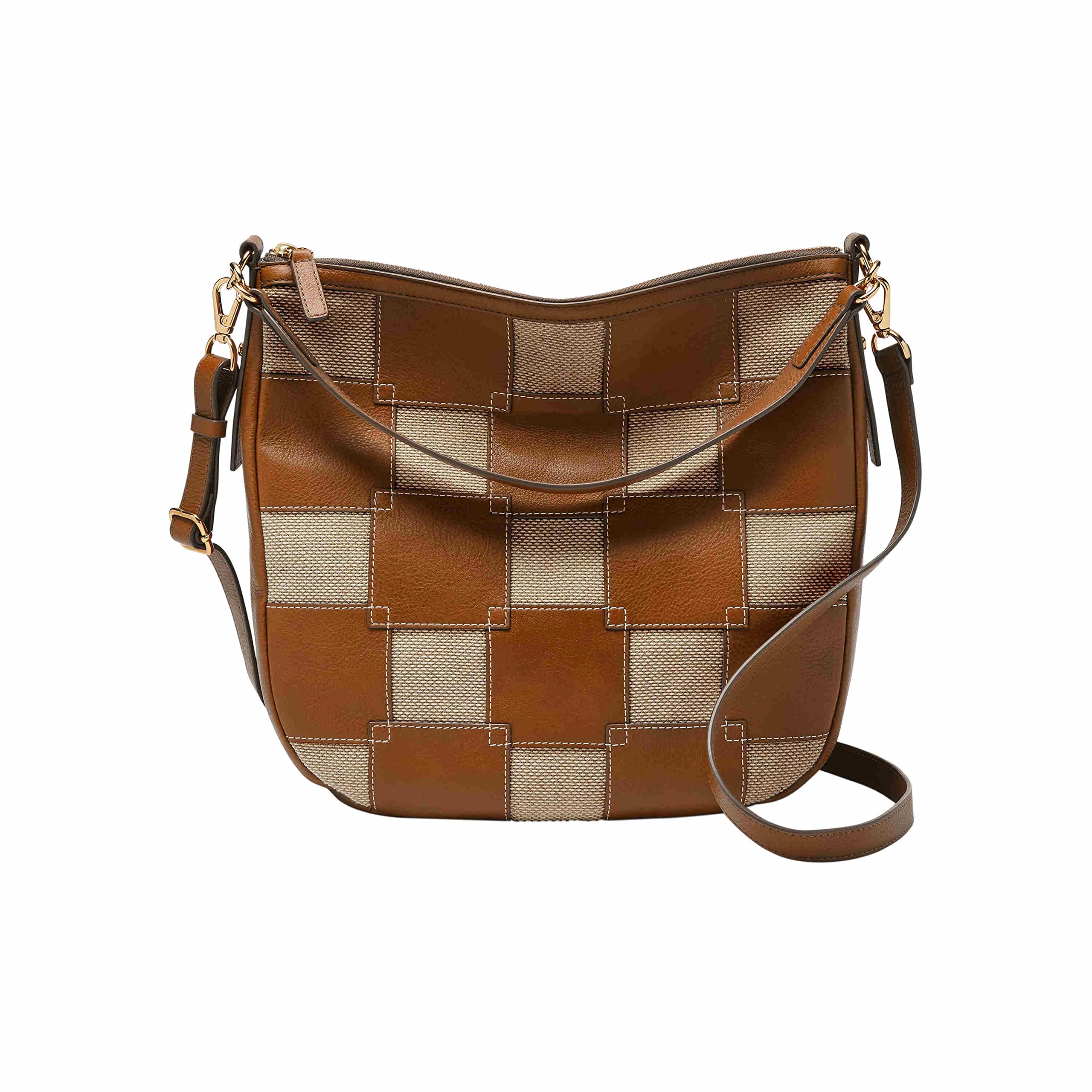 Fossil Jolie Hobo Handbag for Women - Stylish Leather Shoulder Bag with Adjustable Strap, Perfect for Work, Travel & Everyday Use
