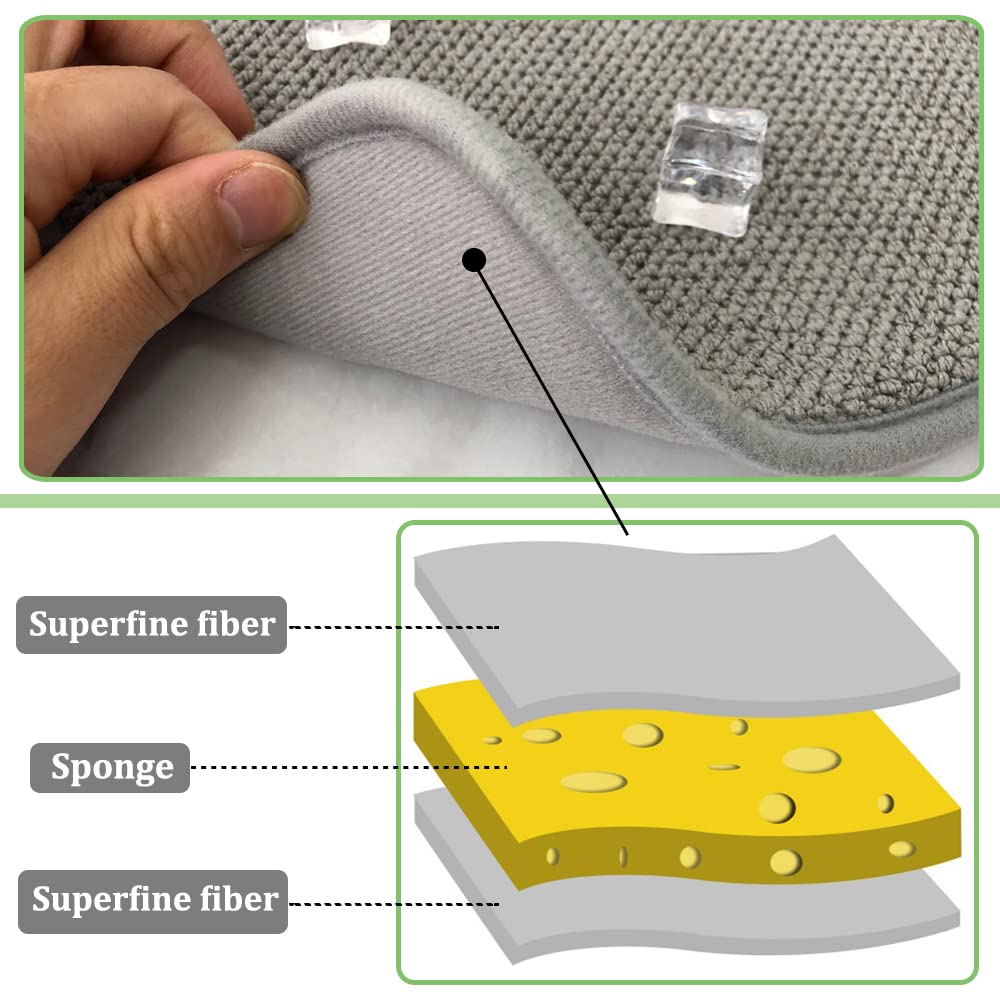 3-Pack Super Absorbent Microfiber Dish Drying Mats - 20