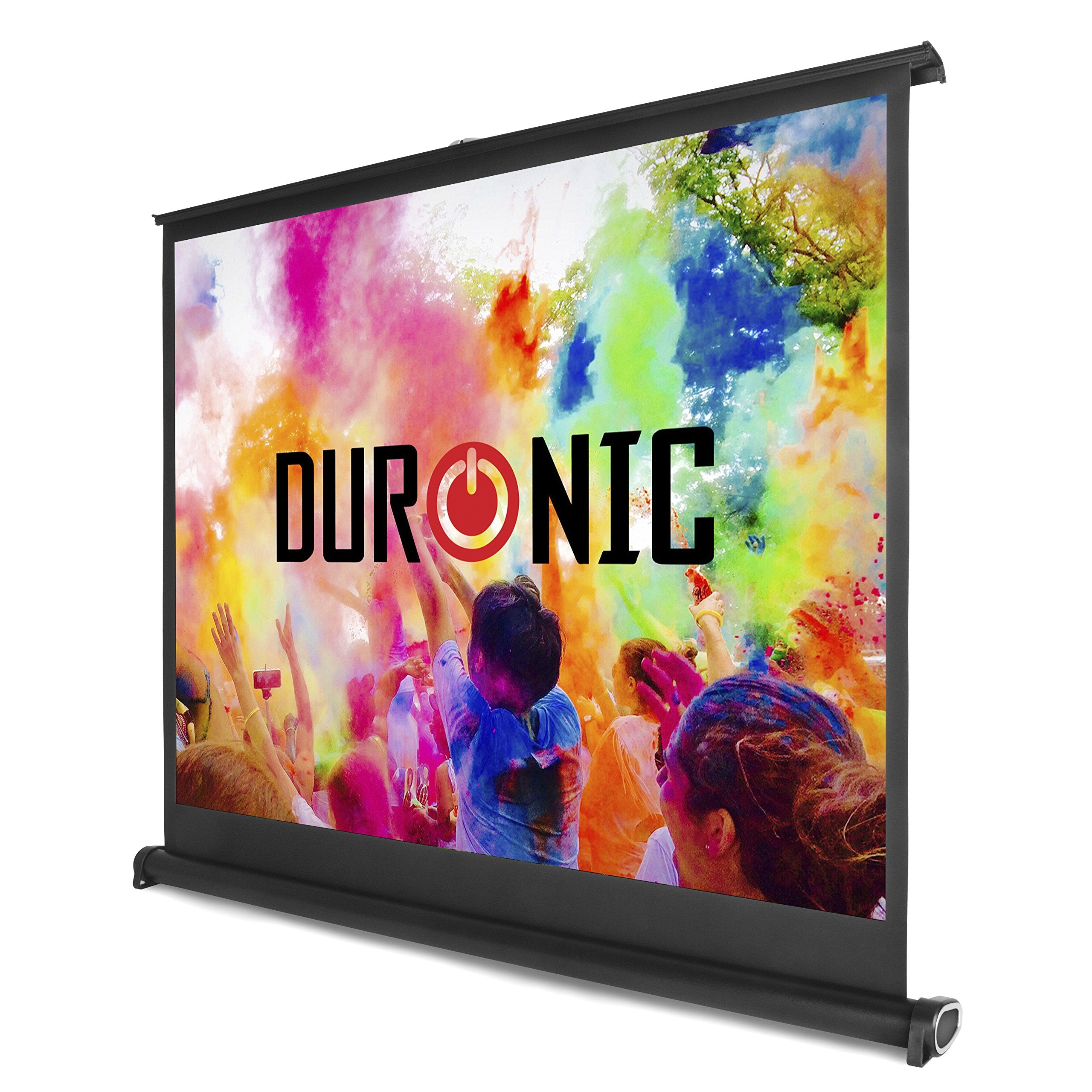 Duronic DPS50 50-Inch Portable Projector Screen - 4:3 Aspect Ratio, Foldable Desktop Projection Screen for Home Theater, Classroom & Office Presentations | Perfect for Movie Nights, Business Meetings & School Projects