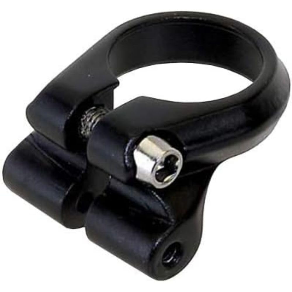 M-Wave Bike Seatpost Clamp with Rack Mounts - Universal Bicycle Rack Attachment for Commuting, Touring & Cargo Bikes
