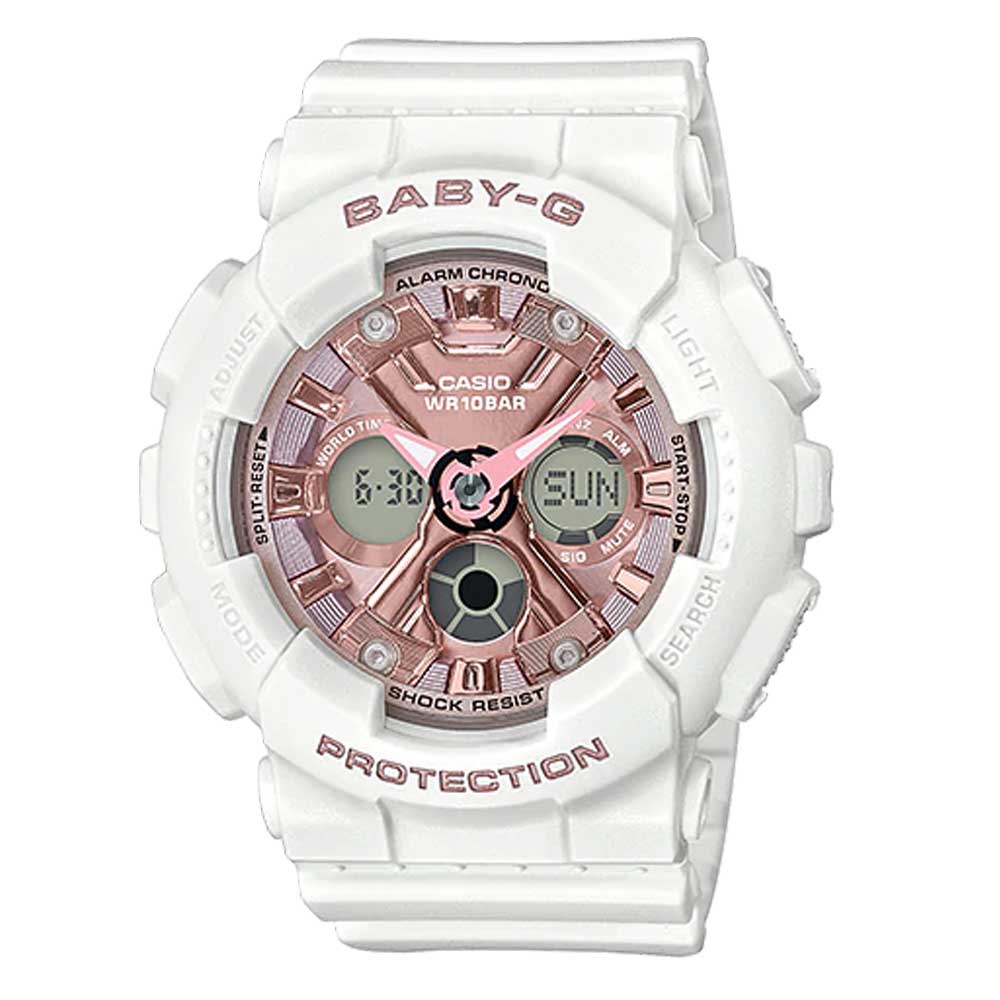 CASIO BABY-G BA-130-7A1DR Women's Digital Sport Watch - Shock Resistant, Water Resistant, LED Light - Perfect for Running, Swimming & Outdoor Activities