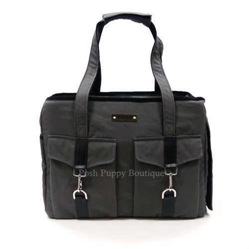 Premium Buckle Tote V2 Carrier Bag - Durable Charcoal Gray Diaper Bag for Parents - Perfect for Baby Essentials, Travel & Everyday Use