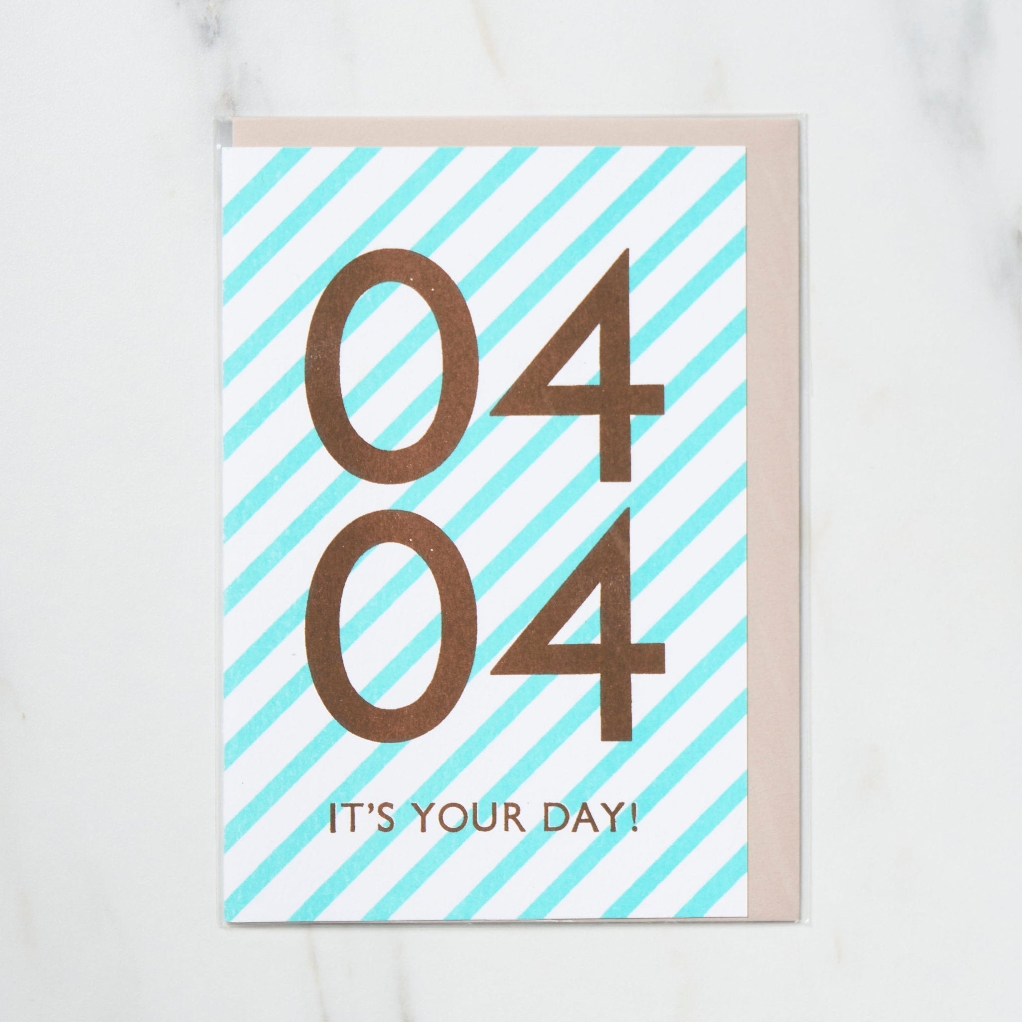 365 Find Your Day Card - April Edition | Premium Letterpress Greeting Card for Birthdays, Anniversaries & Special Occasions