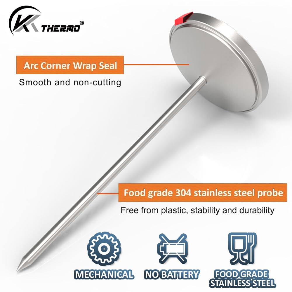 KT THERMO Instant Read Meat Thermometer for Cooking - NSF Certified Digital Food Thermometer with 5
