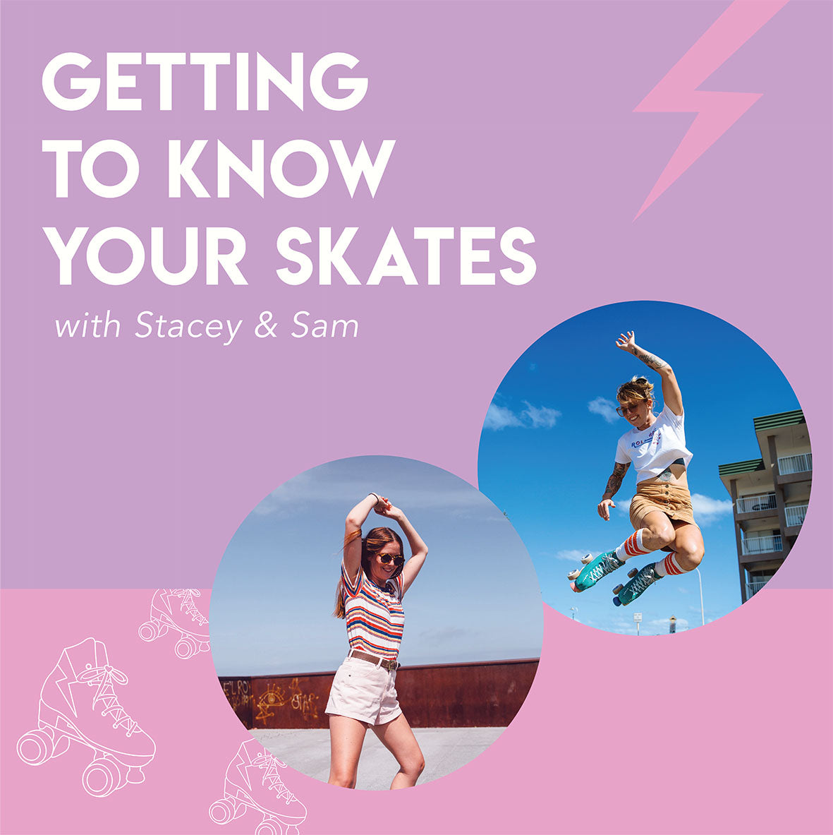 RollerFit Learn To Skate Program for Absolute Beginners - Perfect for Kids & Adults Starting Roller Skating