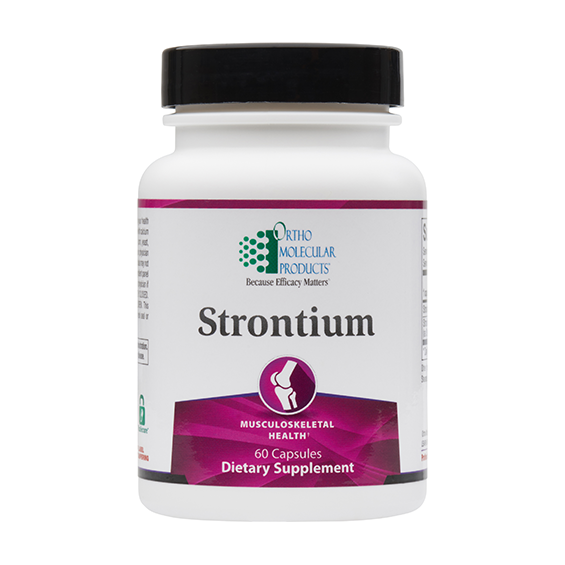 Strontium Supplement 60 Capsules - Supports Bone Health & Joint Strength - Ideal for Adults & Seniors for Daily Wellness