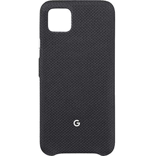 Original Google Pixel 4 XL Case - Premium Fabric Cover in Just Black (GA01276) | Slim Protective Phone Case for Everyday Use, Work & Travel