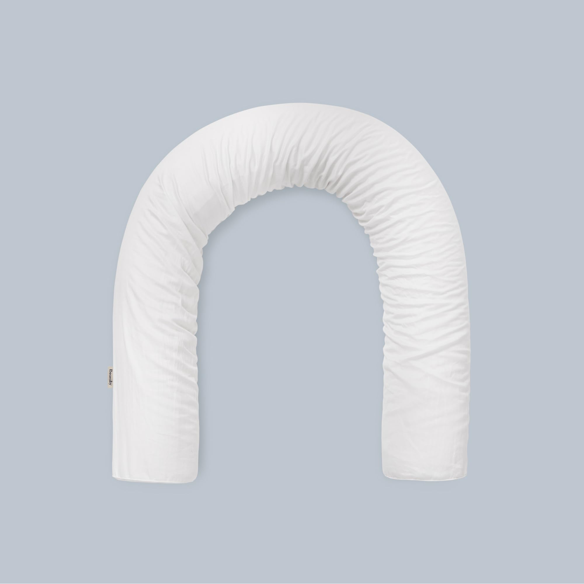 Bearaby Body Pillow for Adults & Pregnancy - Organic Cotton & Natural Rubber Foam Full Body Support Pillow - Perfect for Side Sleepers, Maternity Comfort & Stress Relief