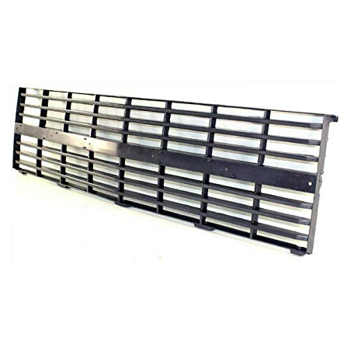 83-84 Chevy C/K Pickup Truck Front Grill Grille Assembly - Silver Finish, No Center Bar - Perfect for Restoration & Customization Projects