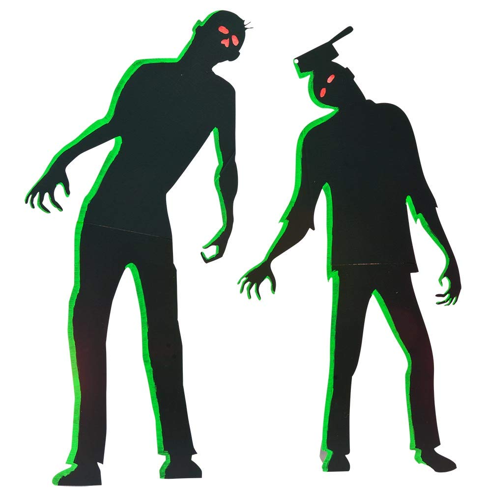 Walking Dead Zombie Standups - Set of 2 | Halloween Party Decorations, Horror Themed Events, Cosplay Props | Perfect for Haunted Houses & Zombie Themed Parties