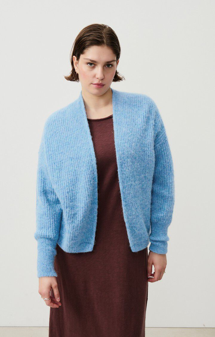 East Cardigan Ciel Melange - Soft & Stylish Women's Knit Sweater for Casual Wear & Office Outfits