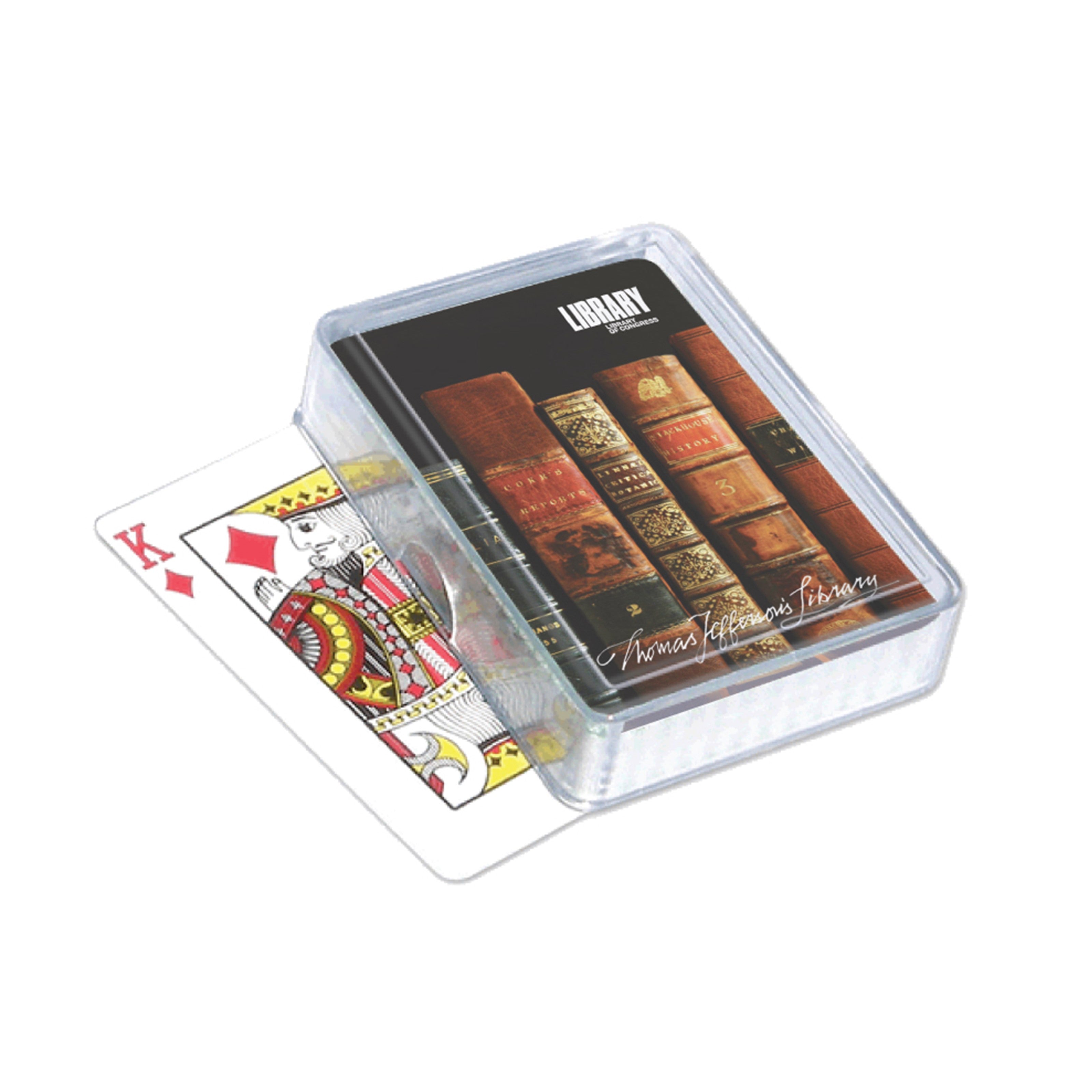 Thomas Jefferson's Library Playing Cards - Vintage Historical Deck for Card Games, Collectors & Gifts | Perfect for Poker, Magic Tricks & Educational Use