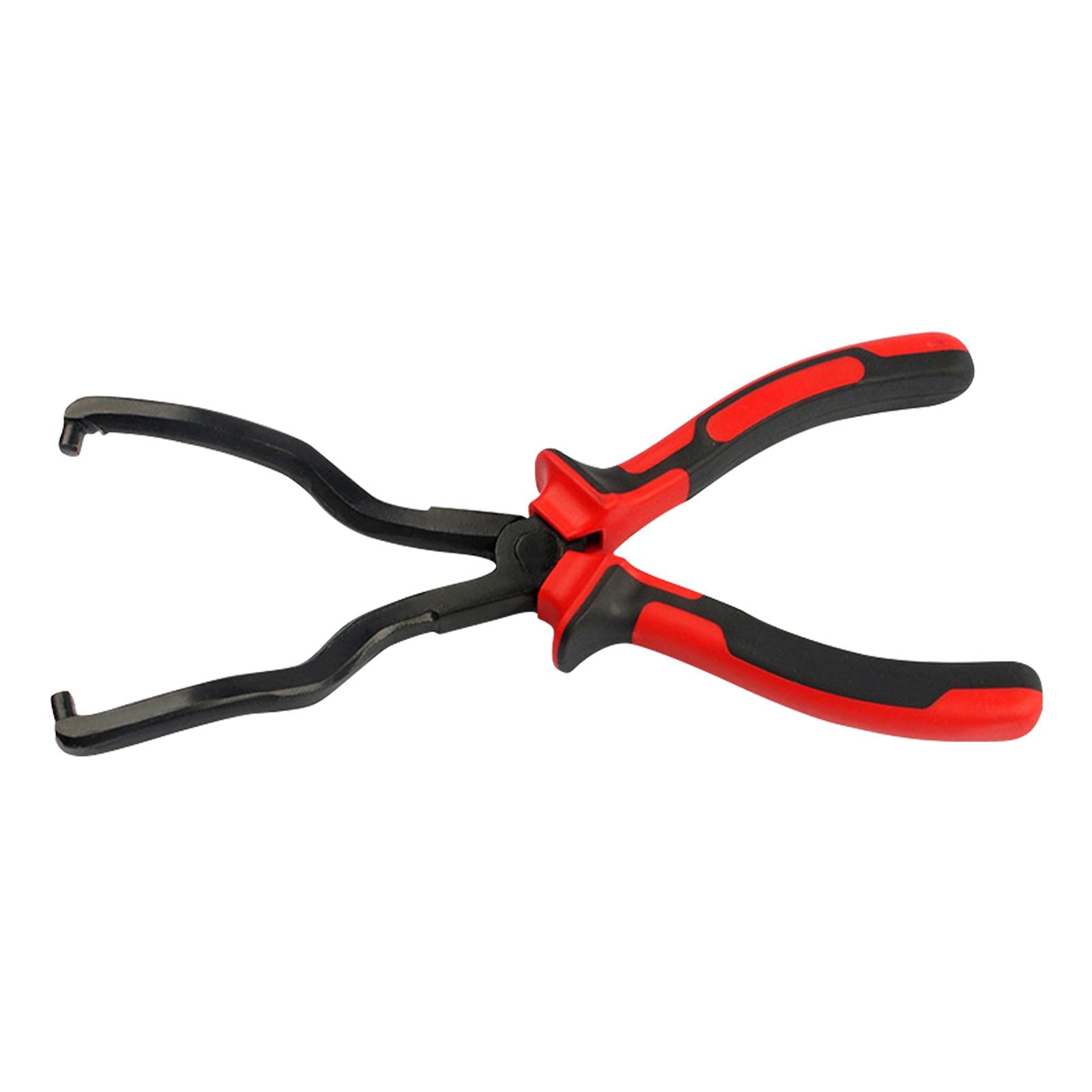 Universal Fuel Line Pliers - Hose Clamp Removal Tool for Car Repair (Red)
