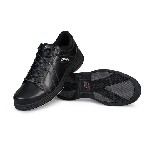Men's Legend Black Right Hand Bowling Shoes Wide - Comfortable & Durable for League Play & Casual Bowling
