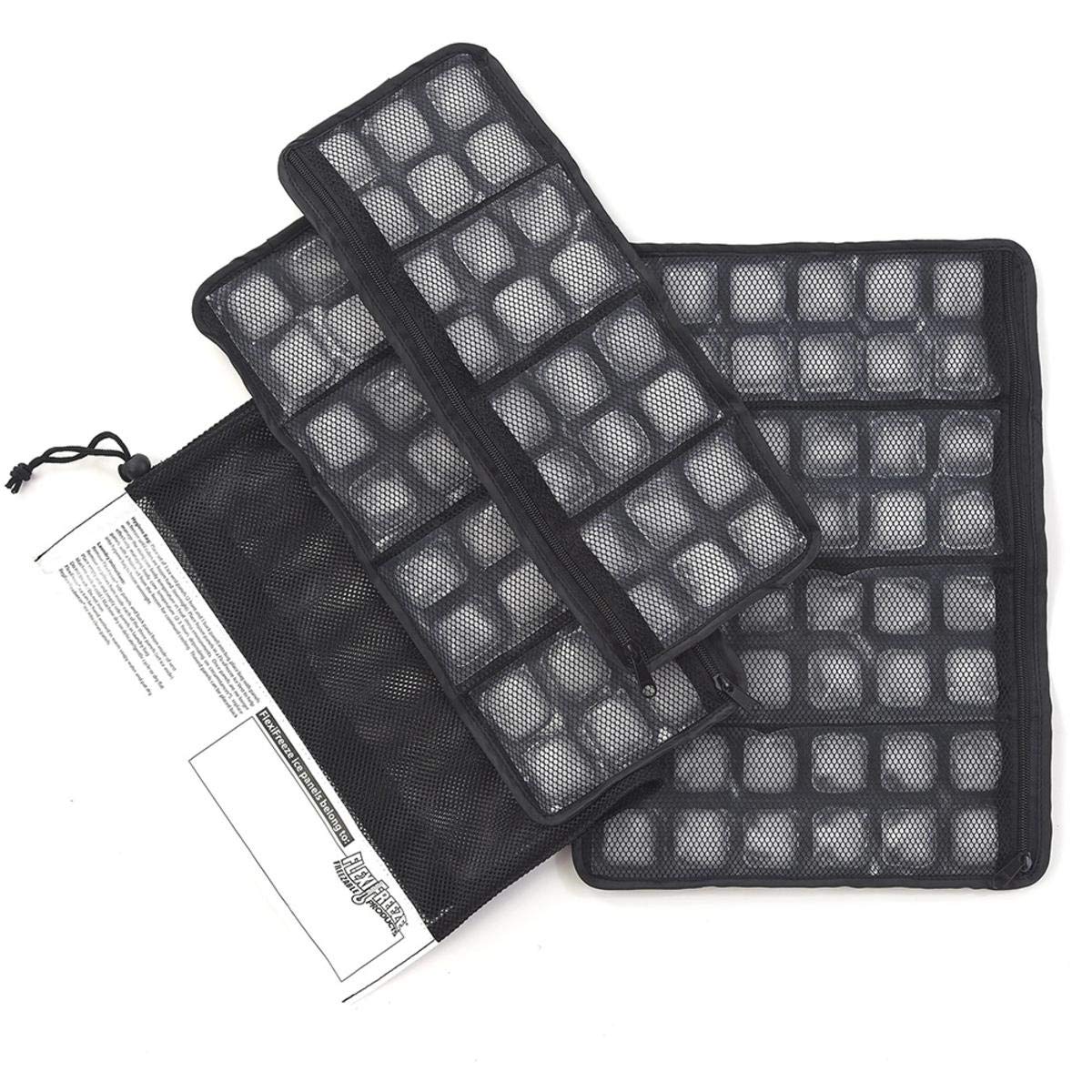 FlexiFreeze Ice Vest Cooling Kit - Rechargeable Cooling Vest with Extra Refill Panel & Portable Travel Cooler for Outdoor Sports, Construction Work & Heat Relief