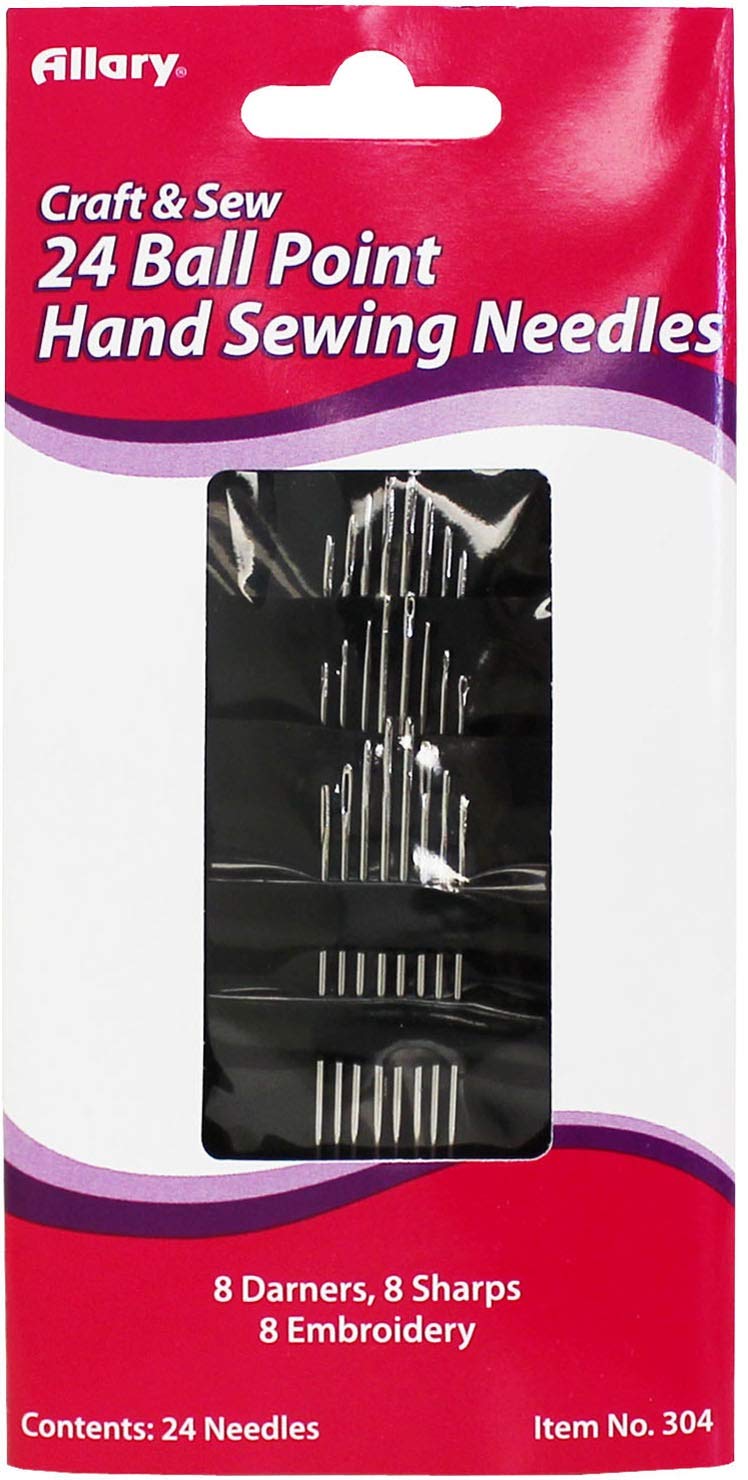Premium Assorted Sewing Needles Set by ALLARY CORPORATION - Perfect for Hand Stitching, Quilting, Embroidery & DIY Crafts