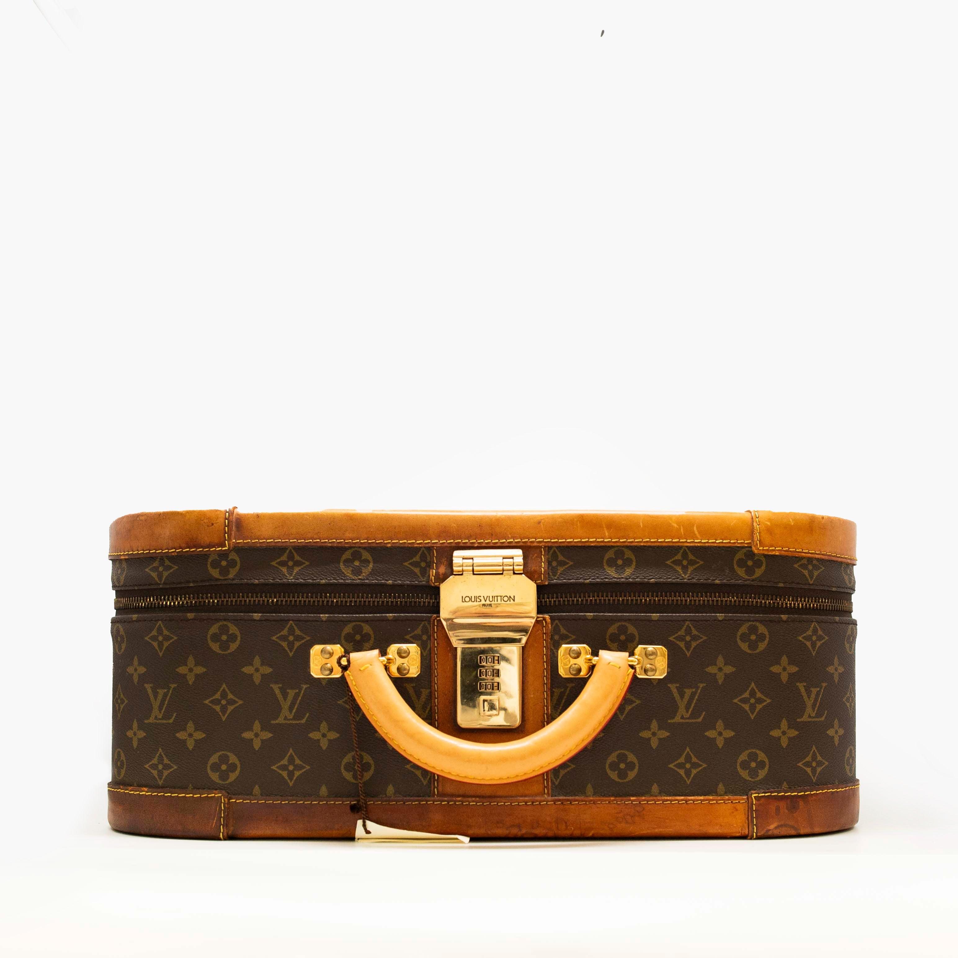 Authentic Louis Vuitton Monogram Stratos Vintage Hard Case Luggage - Luxury Travel Accessory for Business Trips & Vacations